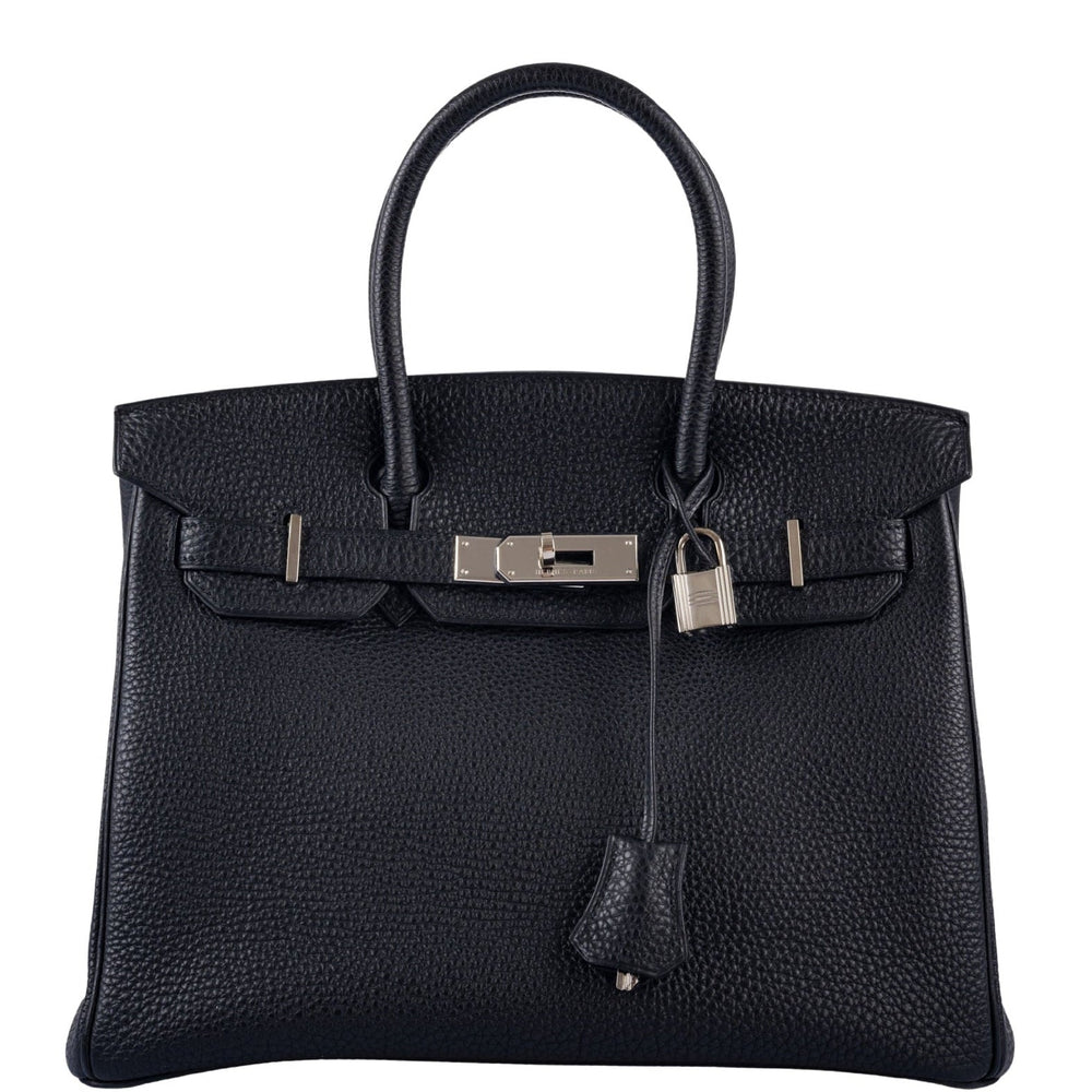 Hermès Birkin 30 in black Togo with palladium hardware