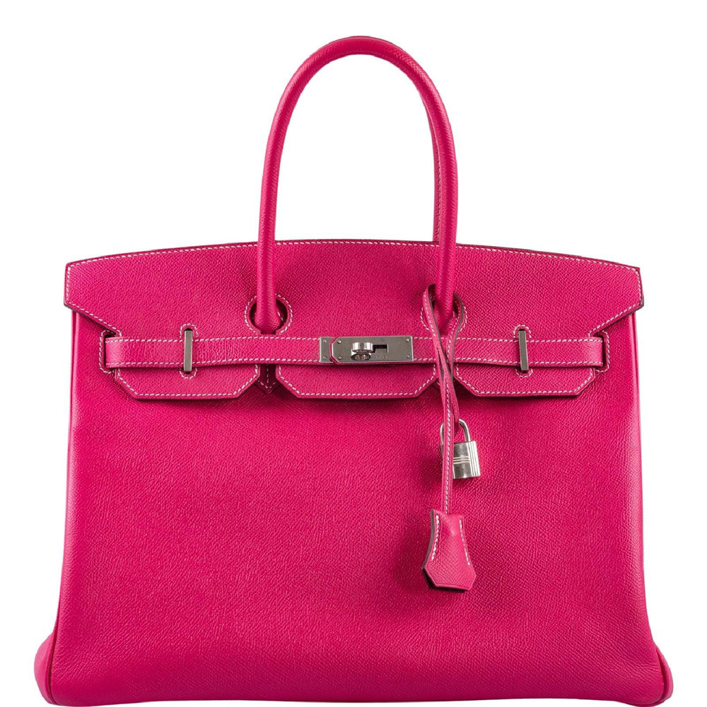Hermès Candy Birkin 35 in Rose Tyrien Epsom with palladium hardware