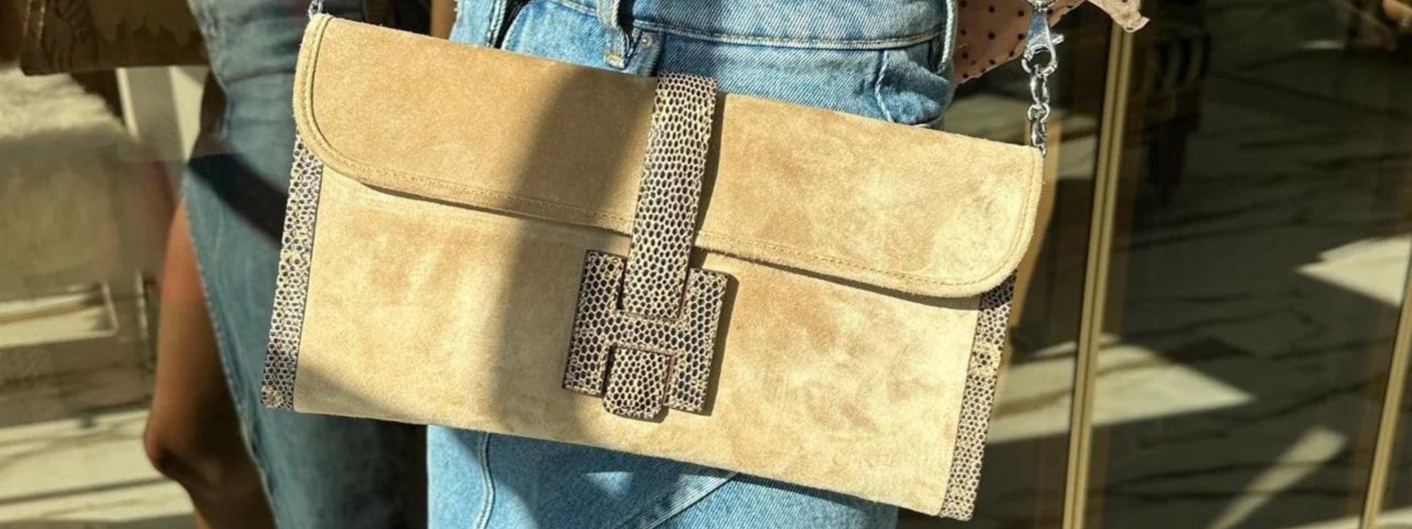 Hermes Cinhetic Mini Wallet Ombre Lizard Clutch Shoulder Bag