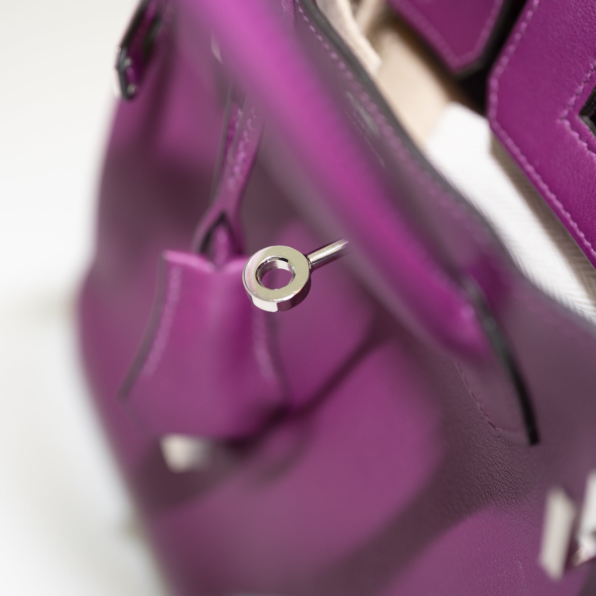 Hermès Birkin 25 Anemone Togo Palladium Hardware