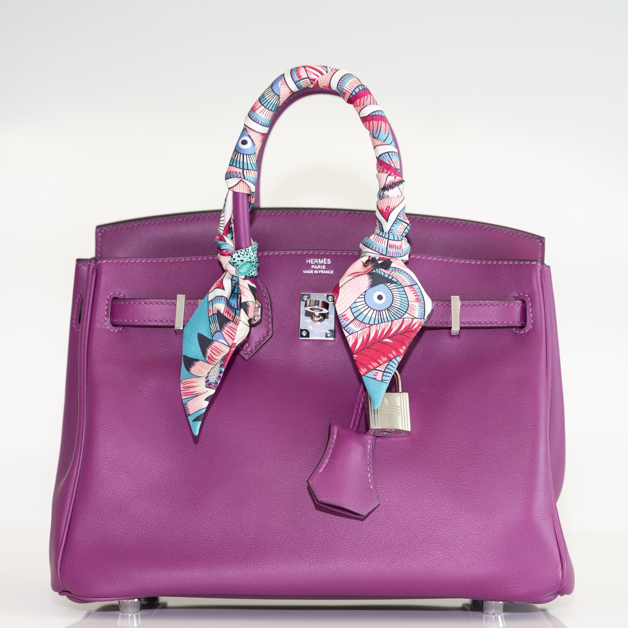 Hermès Birkin 25 Anemone Togo Palladium Hardware