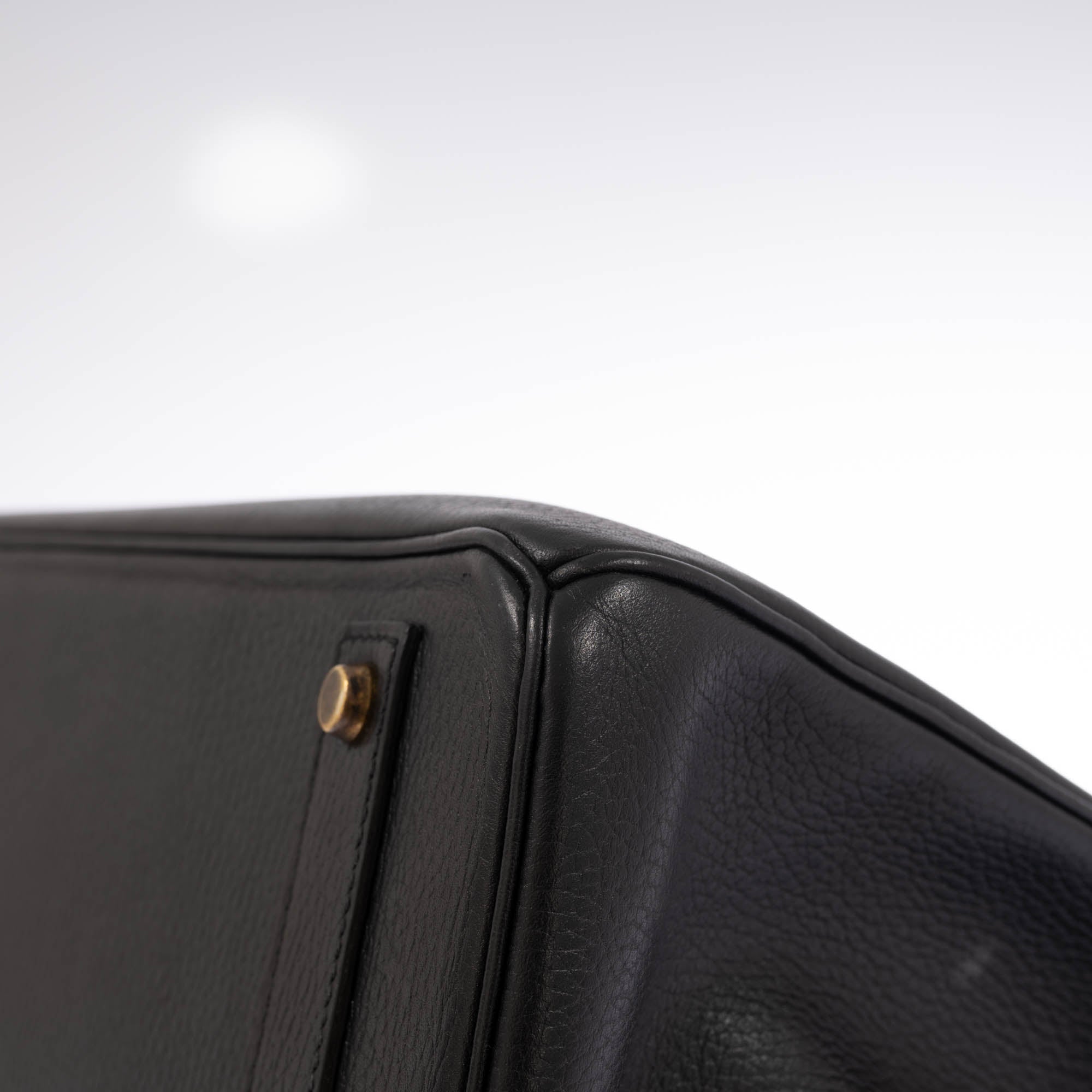 Hermès Birkin 40 Noir Vache Ardennes Gold Hardware