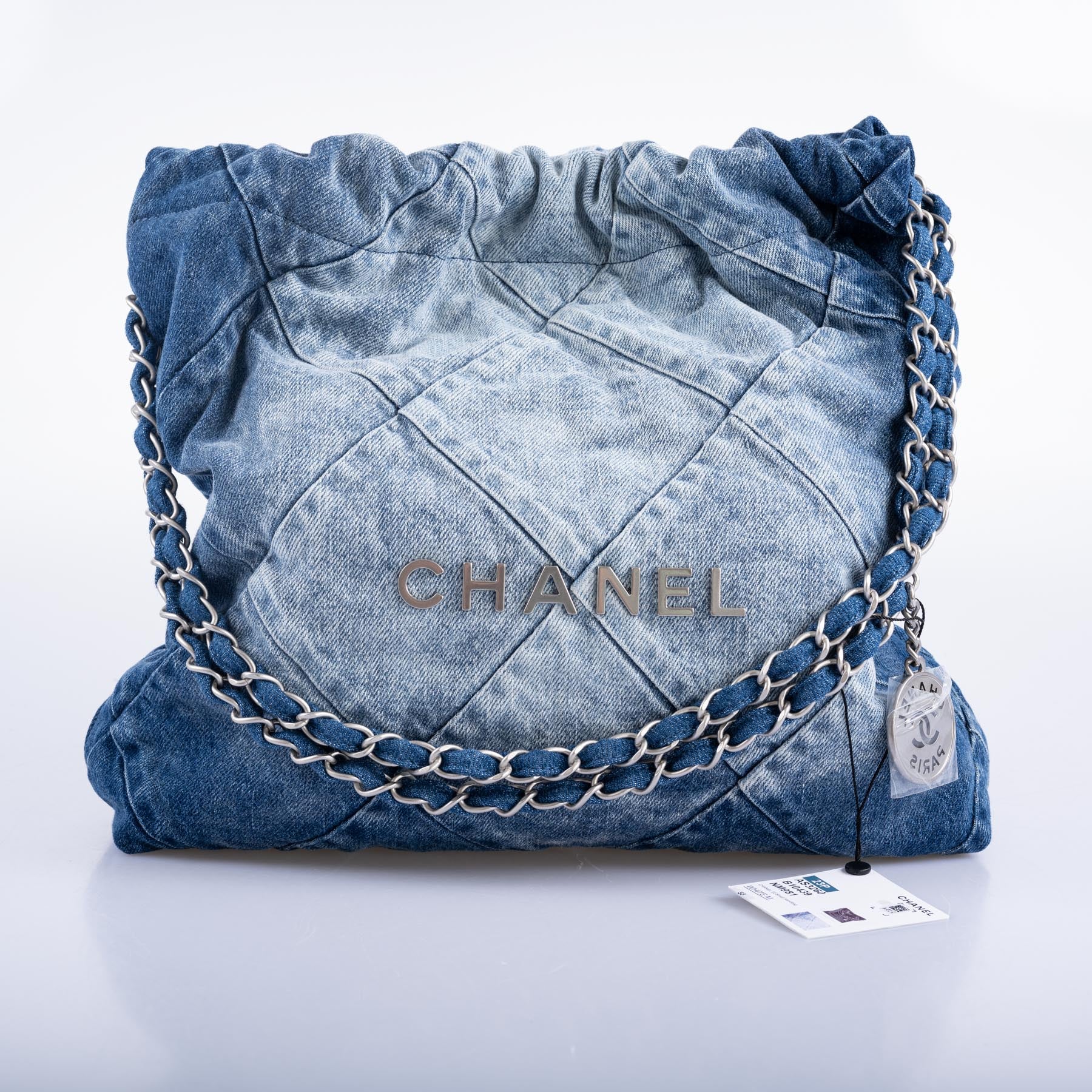 Chanel 22 Handbag Denim