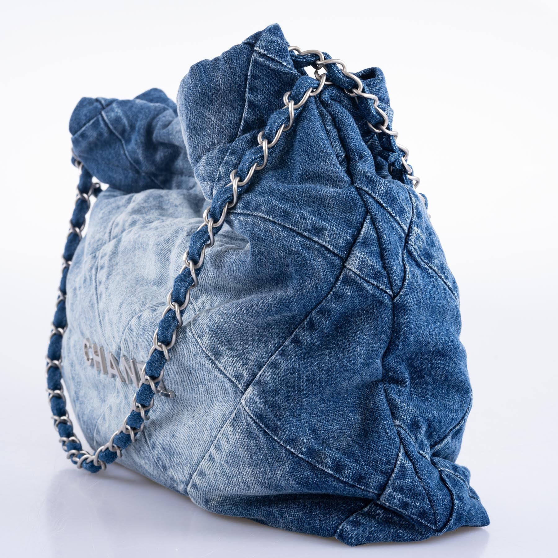 Chanel 22 Handbag Denim