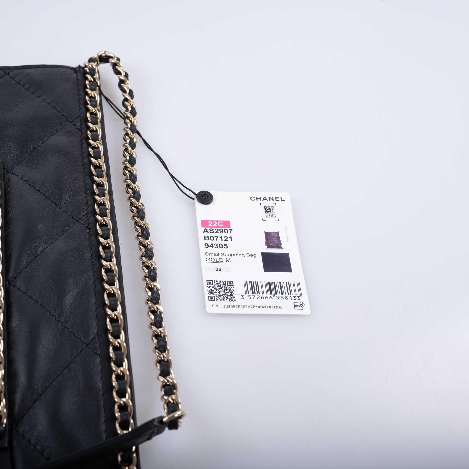Chanel Fringe Crossbody Bag Black Quilted Lambskin Gold Hardware