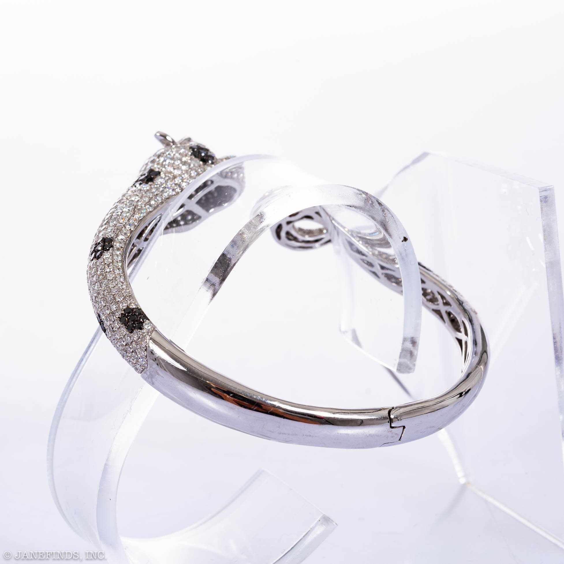 Estate Jewelry Panther Diamond Bracelet