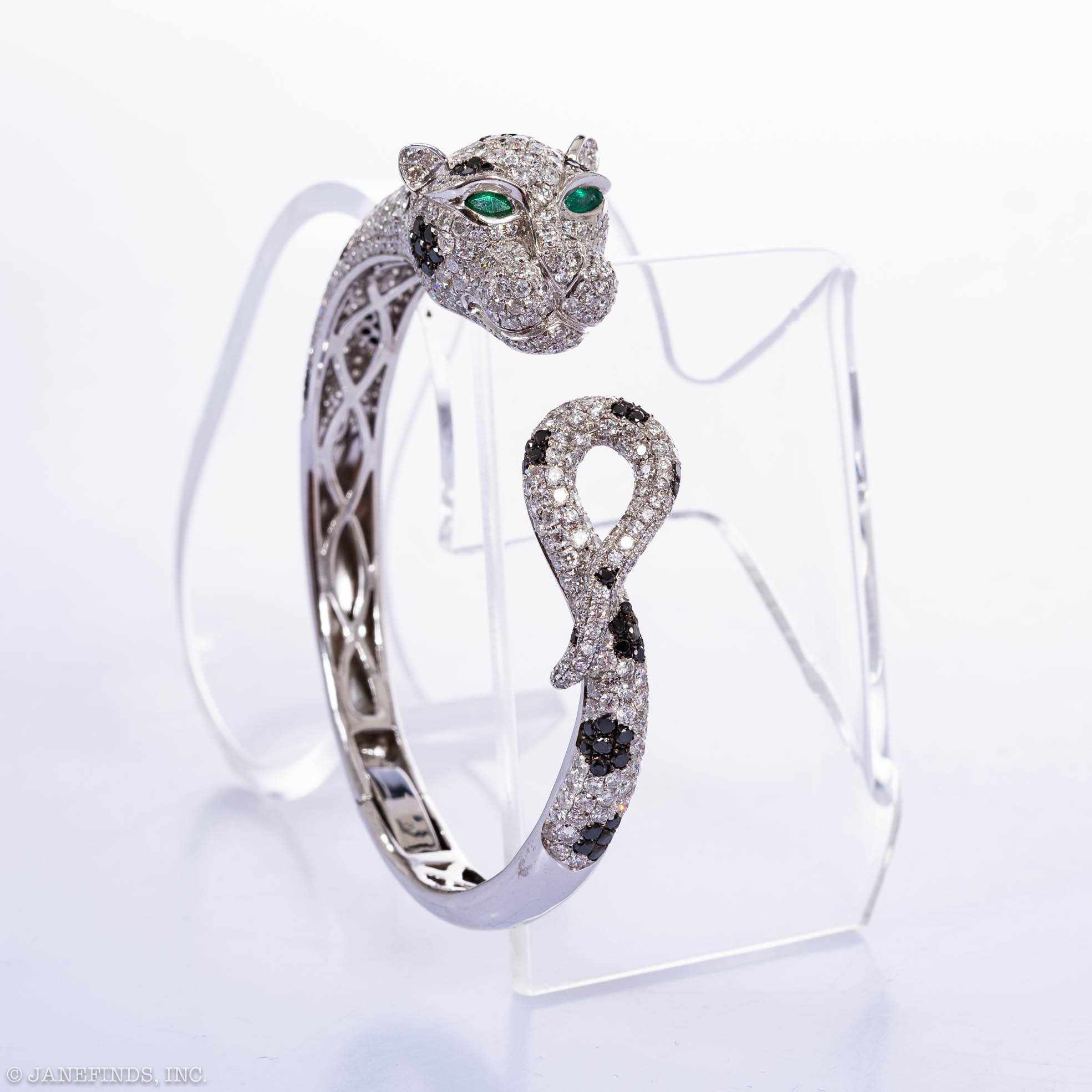 Estate Jewelry Panther Diamond Bracelet