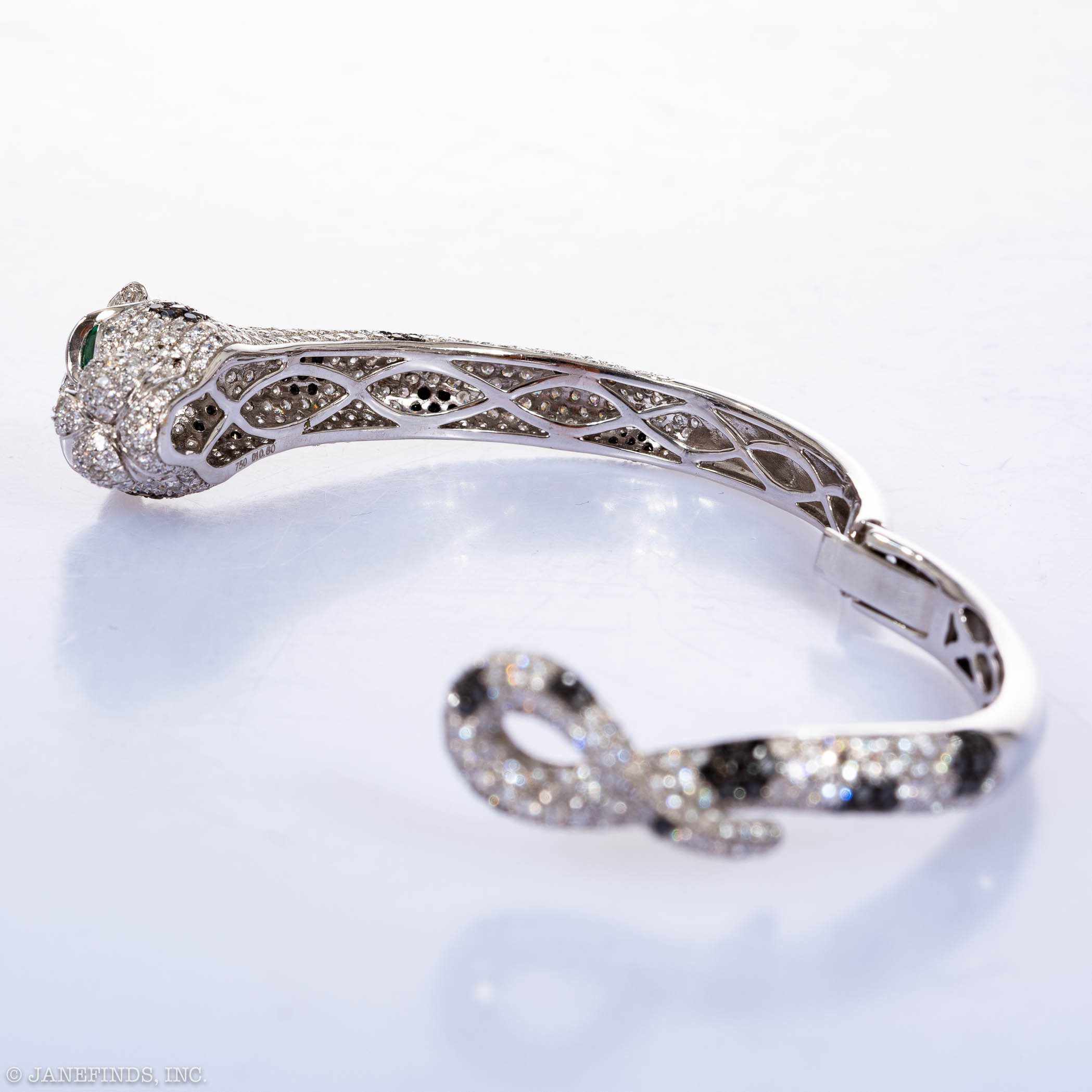 Estate Jewelry Panther Diamond Bracelet