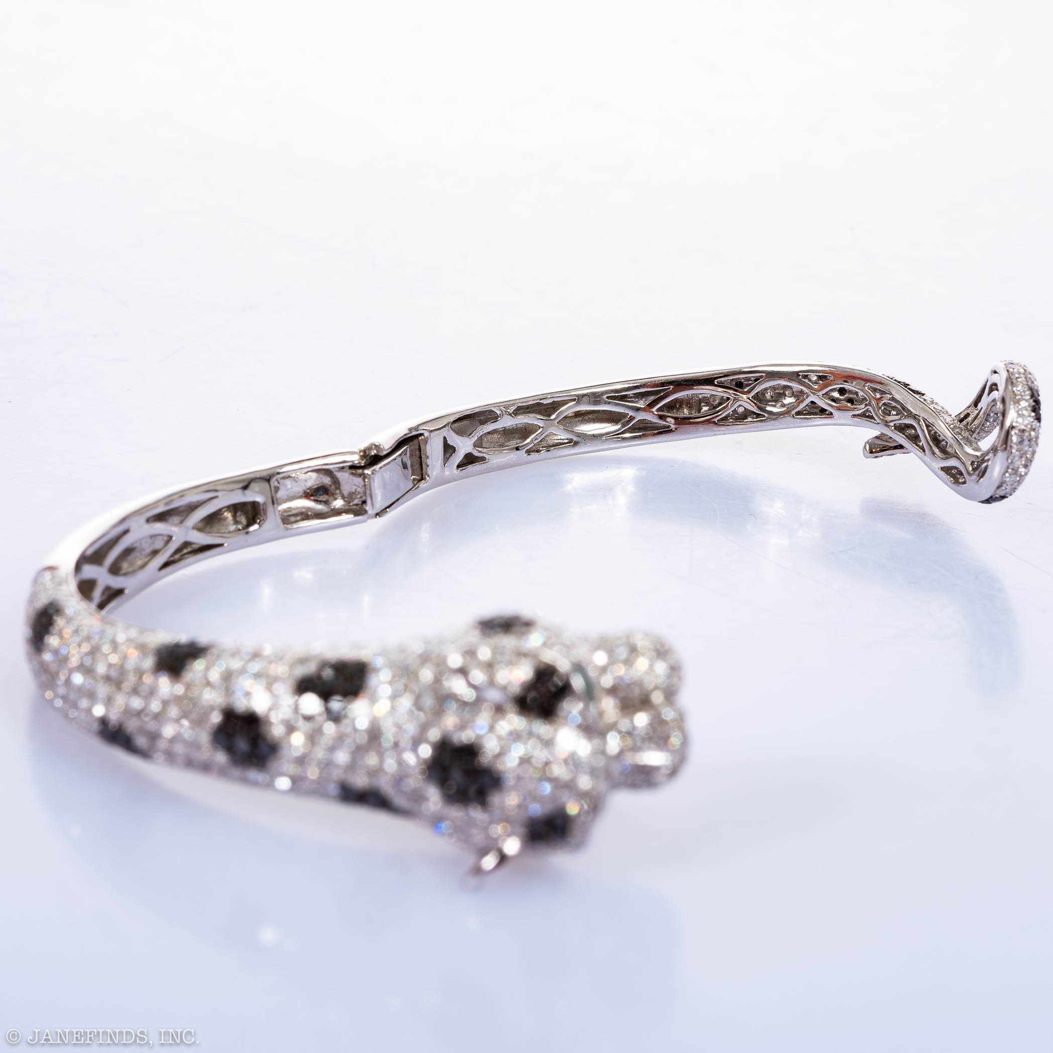 Estate Jewelry Panther Diamond Bracelet