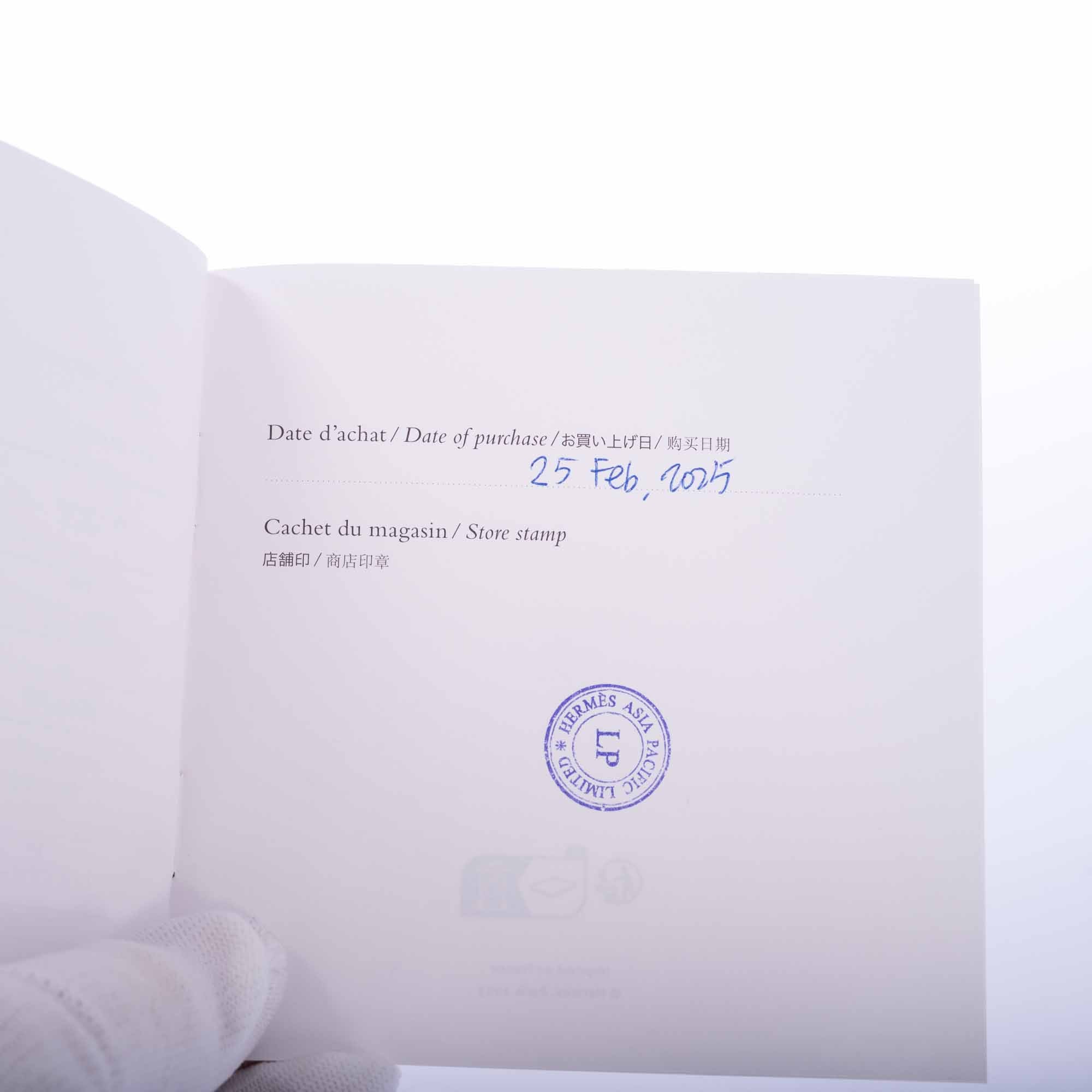 Hermès 18K White Gold & Diamond Kelly Gavroche Double Ring