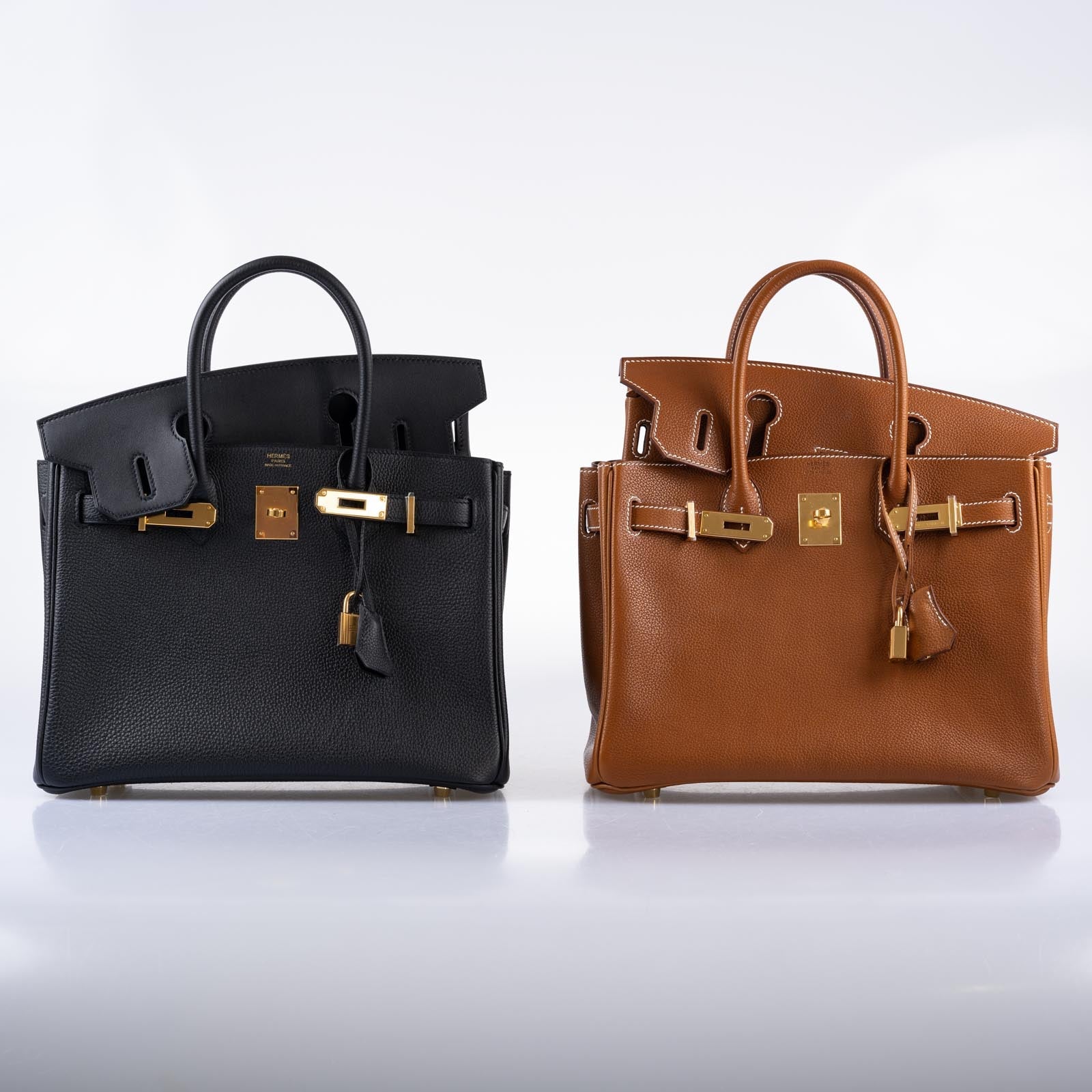Hermès 3 En 1 Birkin 30 Black Togo, Swift and Toile with Gold Hardware