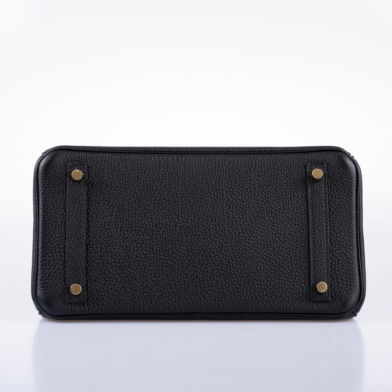 Hermès 3 En 1 Birkin 30 Black Togo, Swift and Toile with Gold Hardware