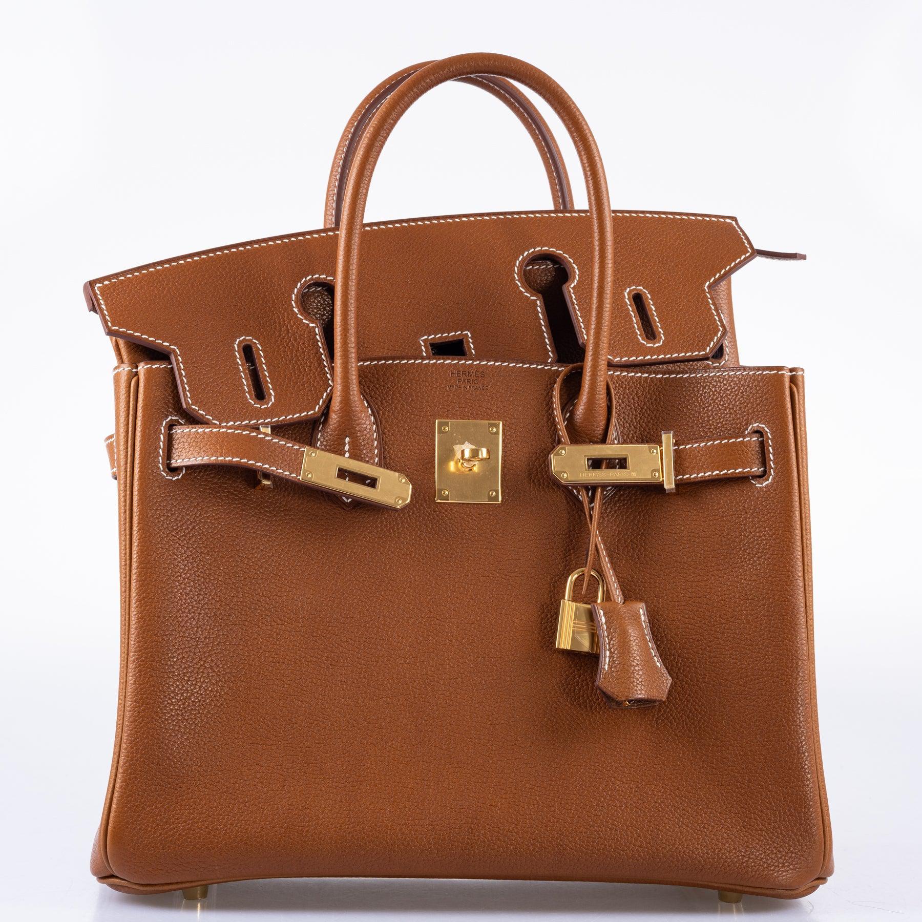 Hermès 3 in 1 Birkin 30 Fauve Barenia Faubourg and Toile Gold Hardware