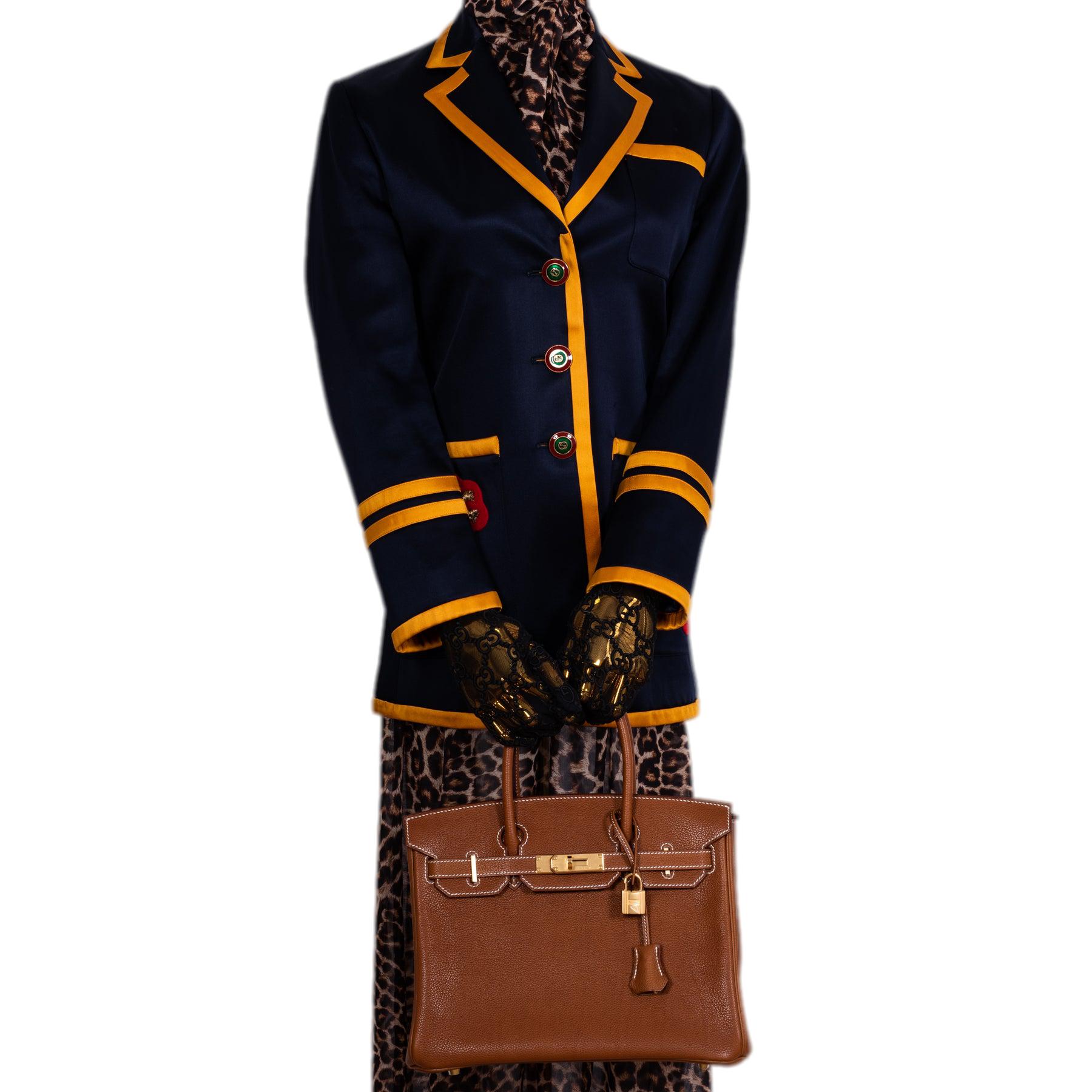 Hermès 3 in 1 Birkin 30 Fauve Barenia Faubourg and Toile Gold Hardware