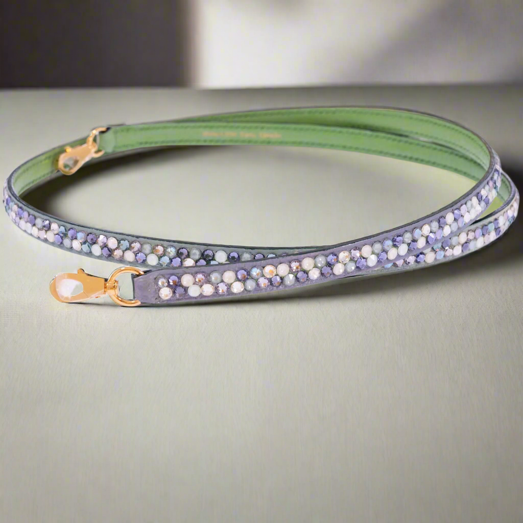 Hermès 85cm Cross Body Strap with Custom Swarovski | JANEFINDS