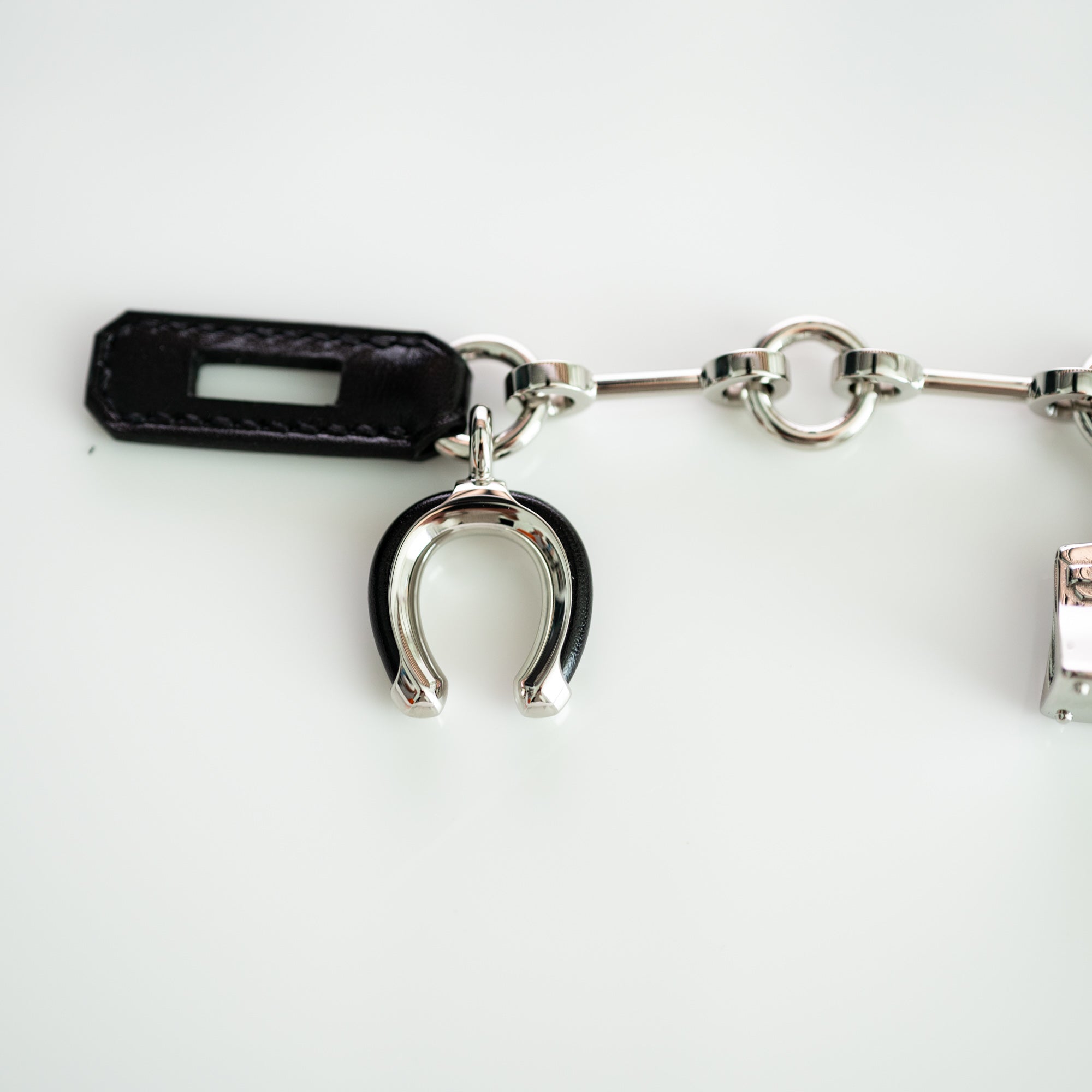 Hermès Bijou de Birkin Charm Noir Leather Palladium Hardware