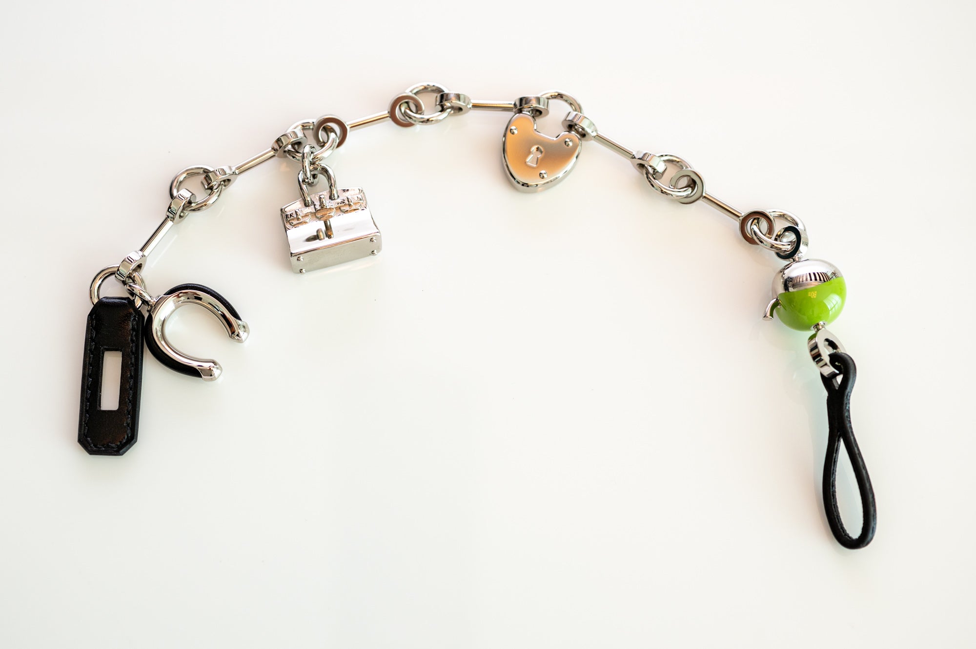 Hermès Bijou de Birkin Charm Noir Leather Palladium Hardware