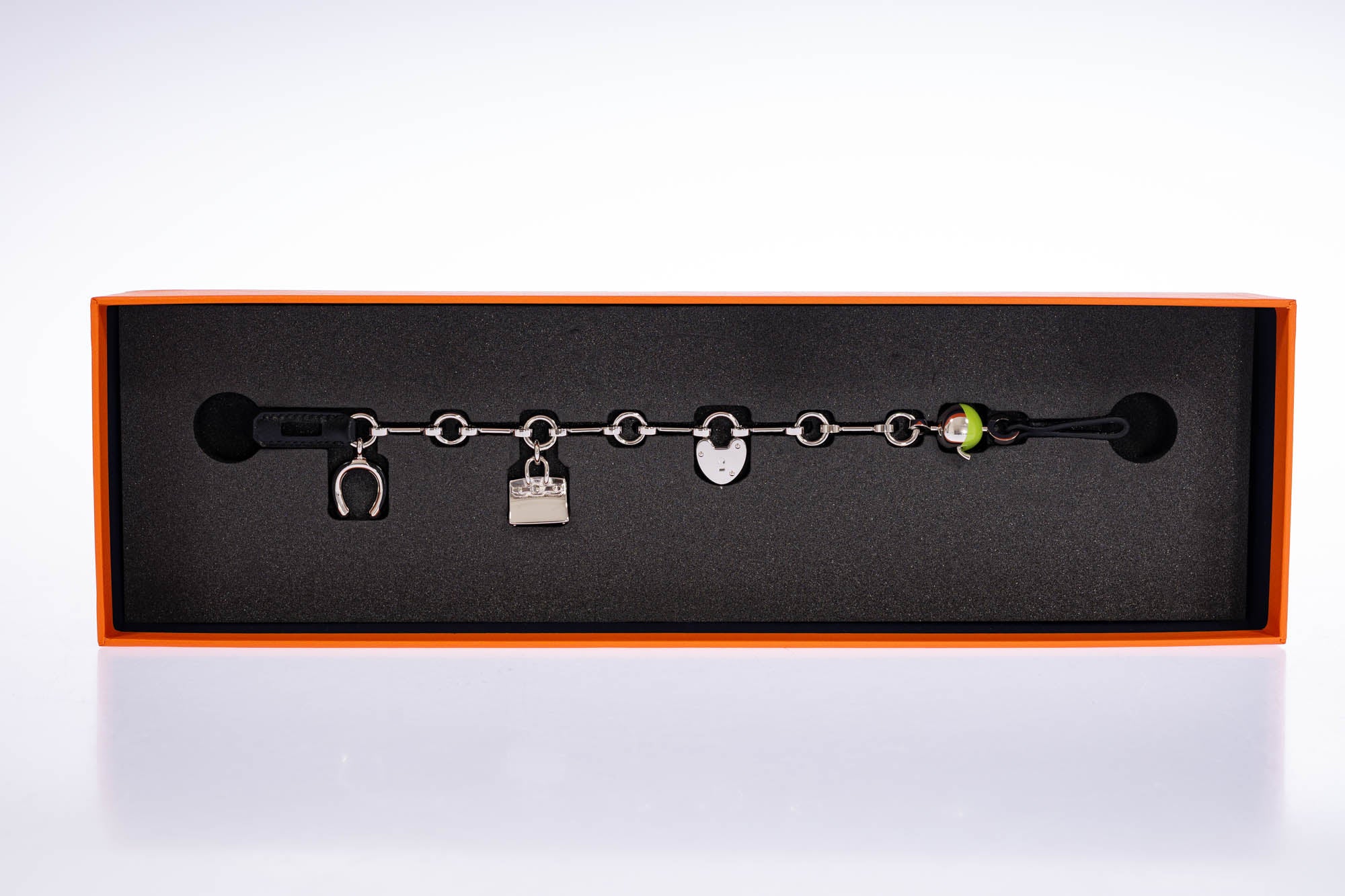 Hermès Bijou de Birkin Charm Noir Leather Palladium Hardware