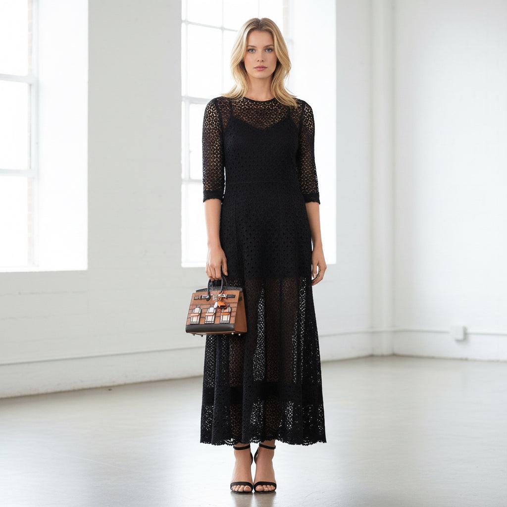 Hermès Birkin 20 Faubourg "Day" Sellier Gold Madame, Ebène Matte Alligator, Sombrero, Swift & Epsom with Palladium Hardware