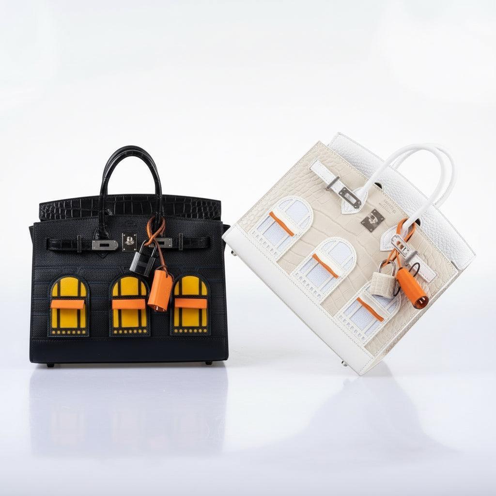 Hermès Birkin 20 Faubourg "Midnight" Sellier Black Matte Alligator & PVD Hardware