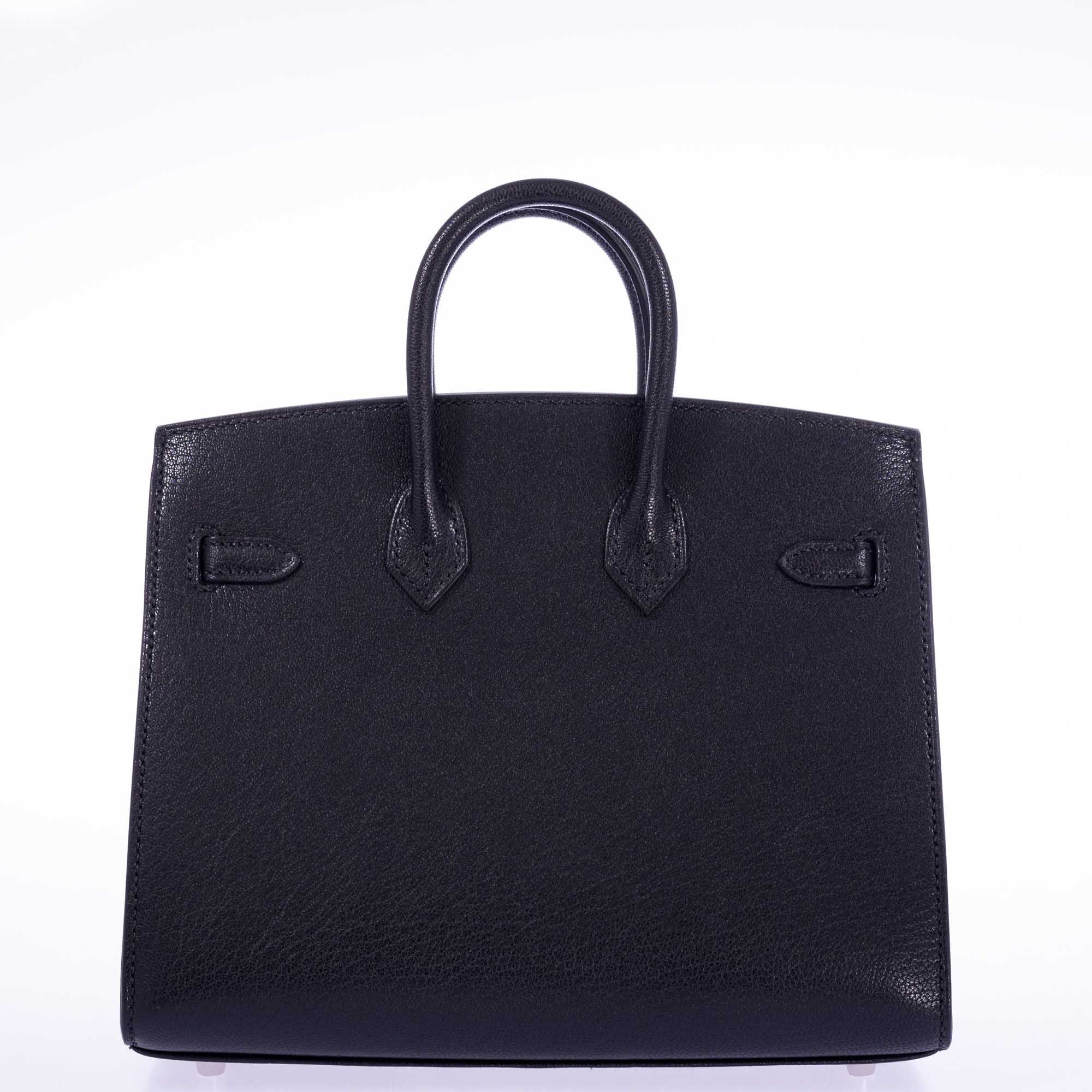 Hermès Birkin 20 Sellier Bouclerie Moderne Casaque Noir Chèvre Chamkila Palladium Hardware