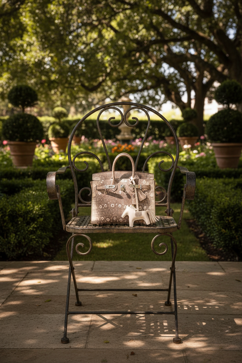 Hermès Birkin 20 Sellier Ombré Varanus Salvator Lizard Palladium Hardware