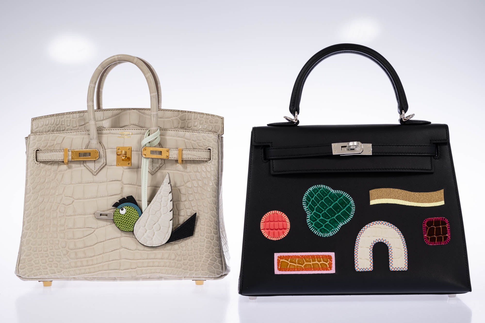 Hermès Birkin 25 Beton Matte Alligator Gold Hardware