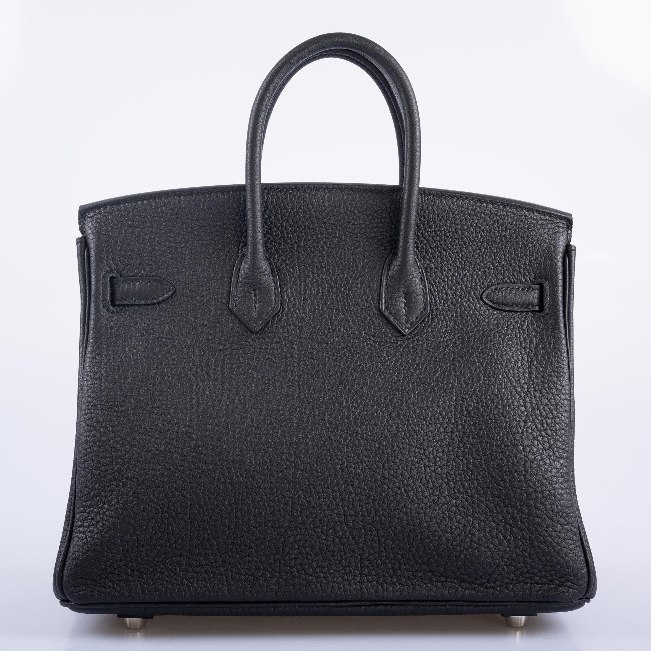 Hermès Birkin 25 Black Togo with Palladium Hardware