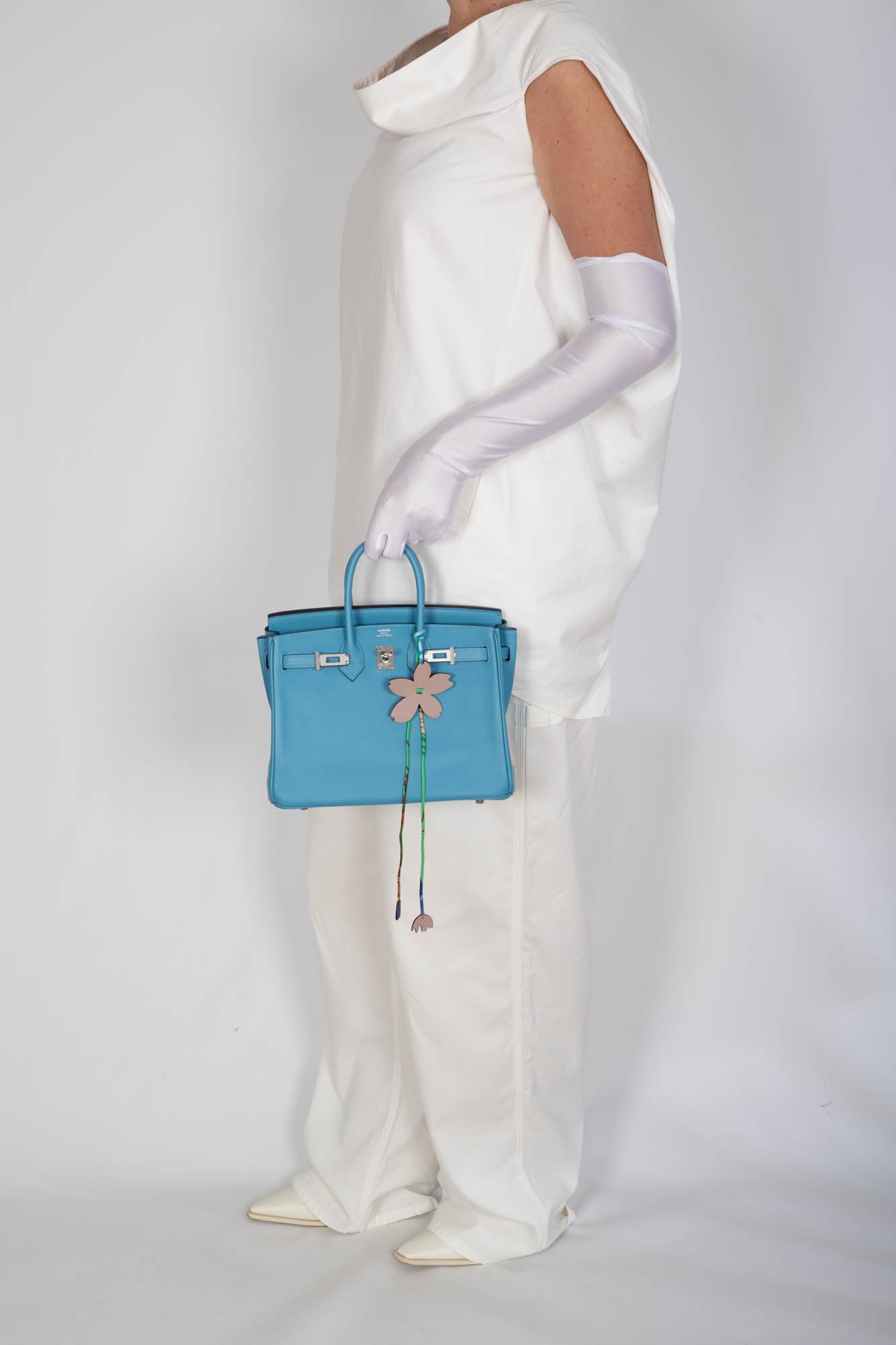 Hermès Birkin 25 Bleu du Nord Swift Palladium Hardware