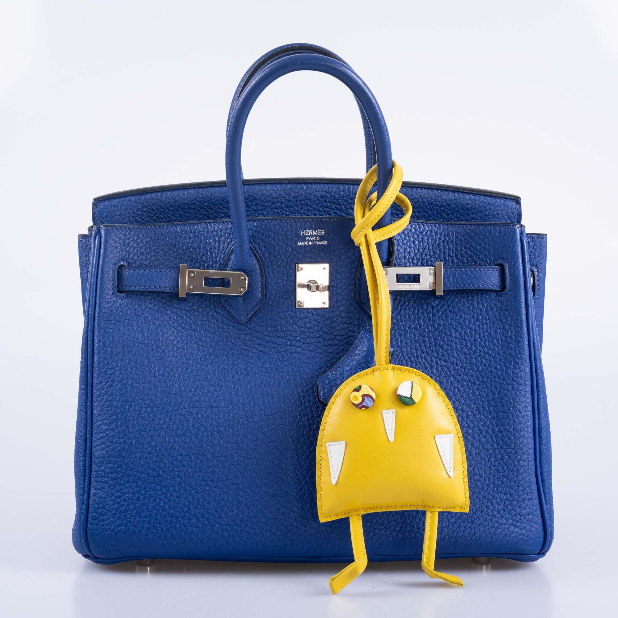 Hermès Birkin 25 Blue Electric Togo Palladium Hardware