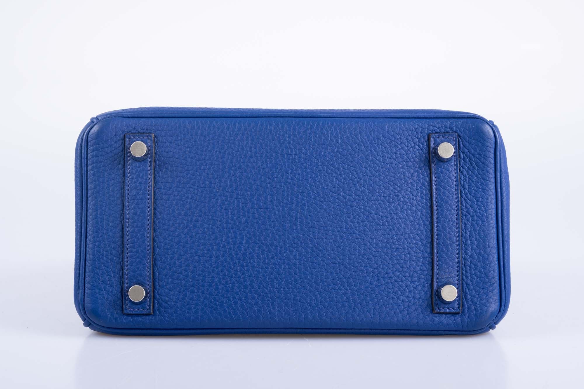 Hermès Birkin 25 Blue Electric Togo Palladium Hardware