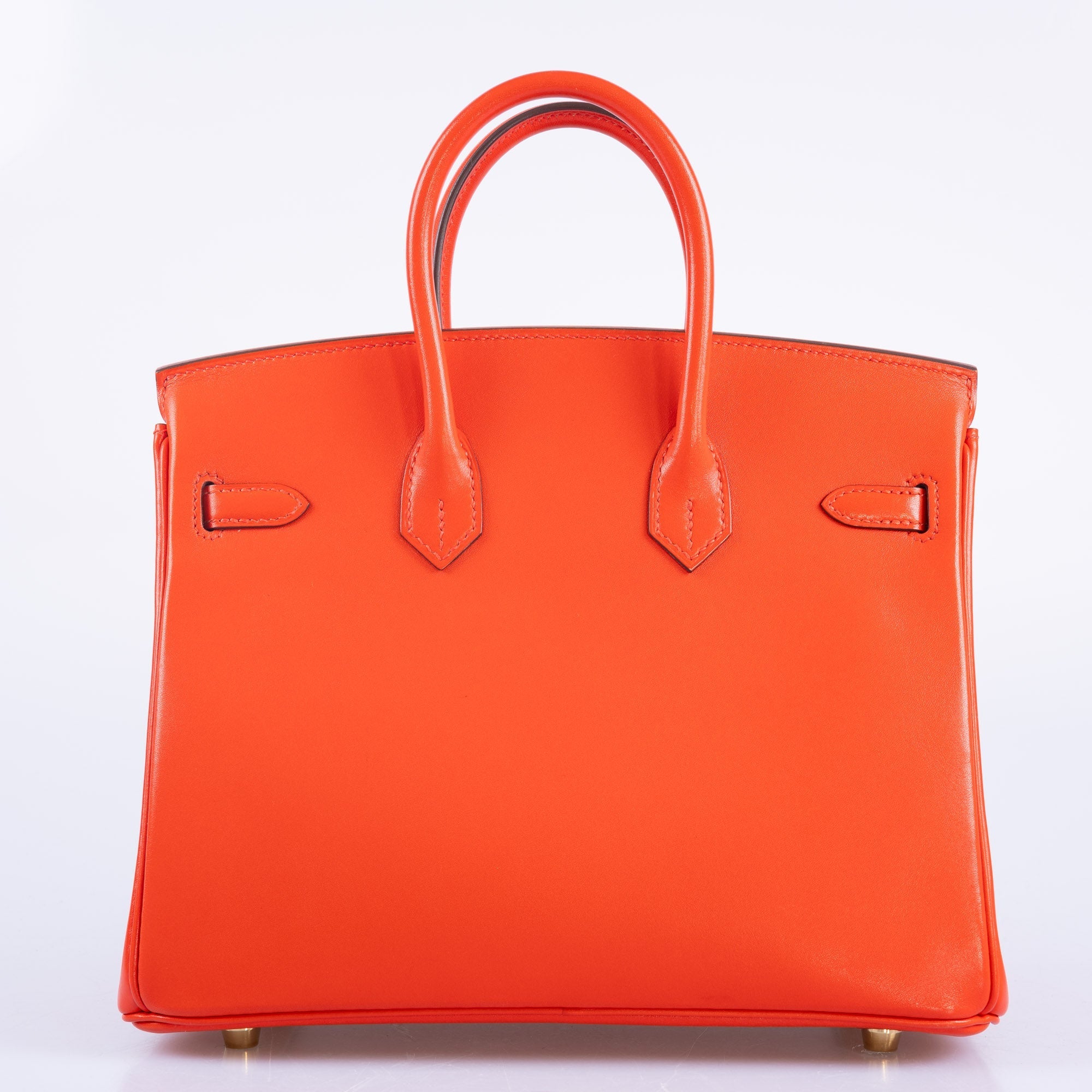 Hermès Birkin 25 Capucine Tadelakt leather Gold Hardware