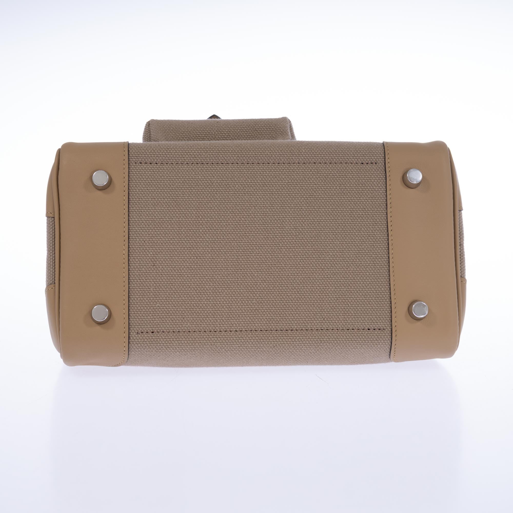 Hermès Birkin 25 Cargo Beige Marfa Toile and Swift Palladium Hardware