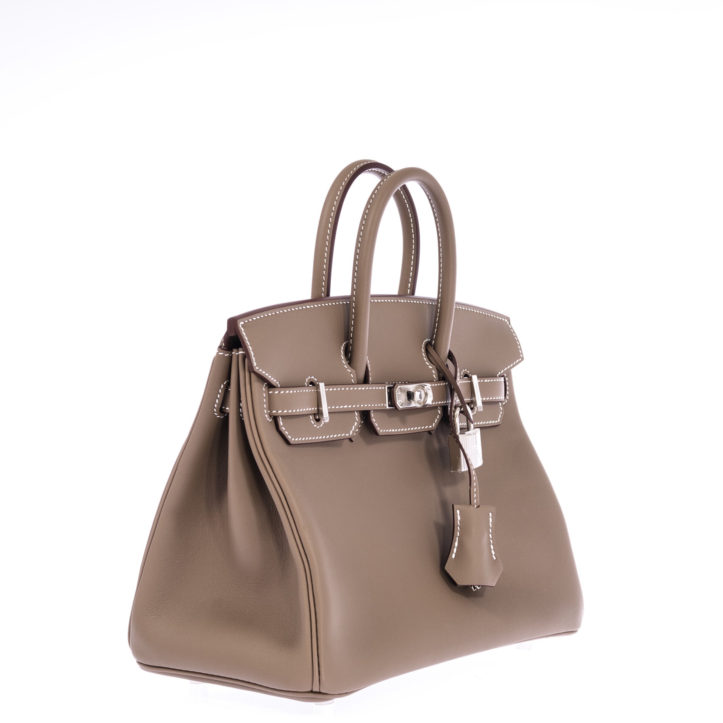 Hermès Birkin 25 Etoupe Swift Palladium Hardware