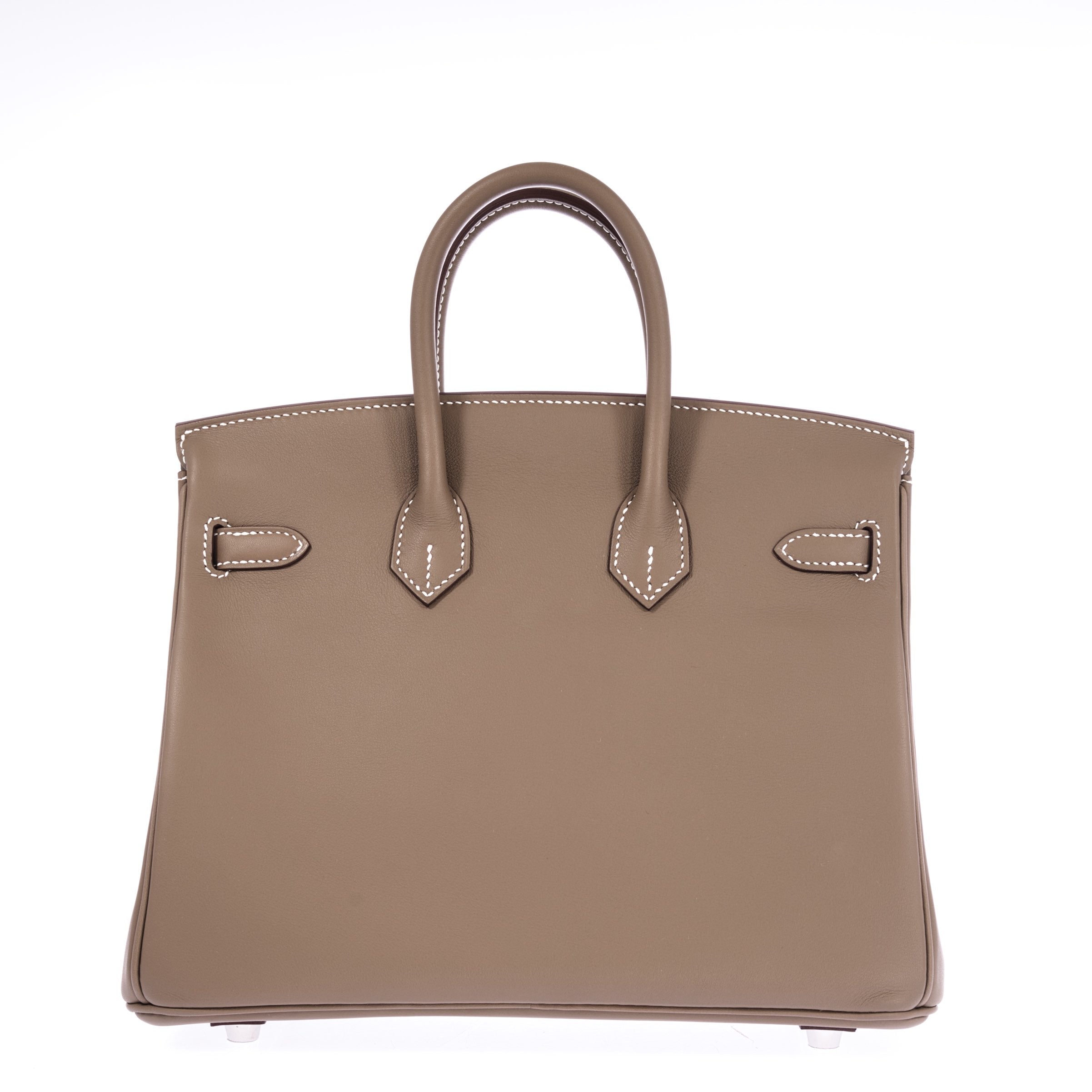 Hermès Birkin 25 Etoupe Swift Palladium Hardware