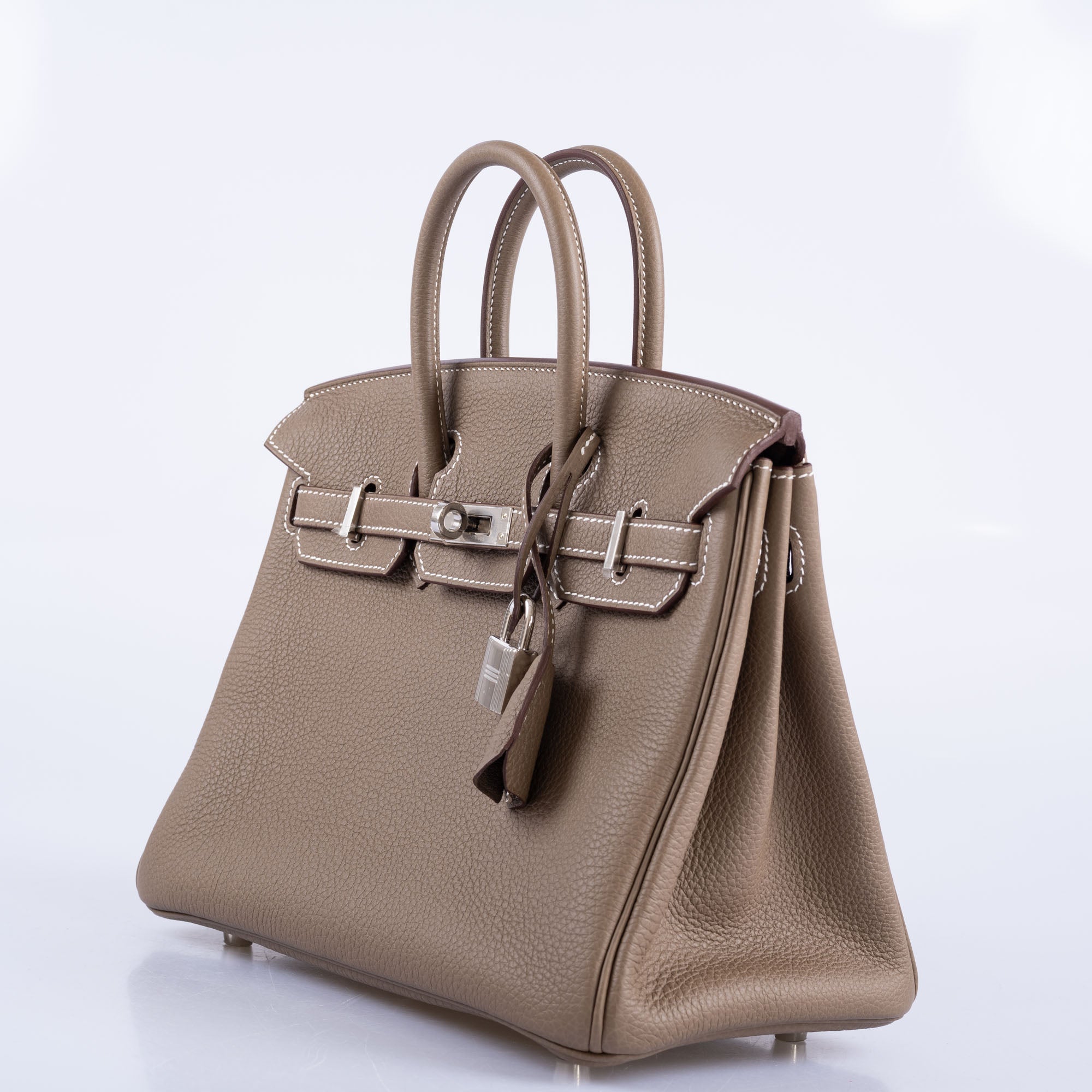Hermès Birkin 25 Étoupe Togo Palladium Hardware