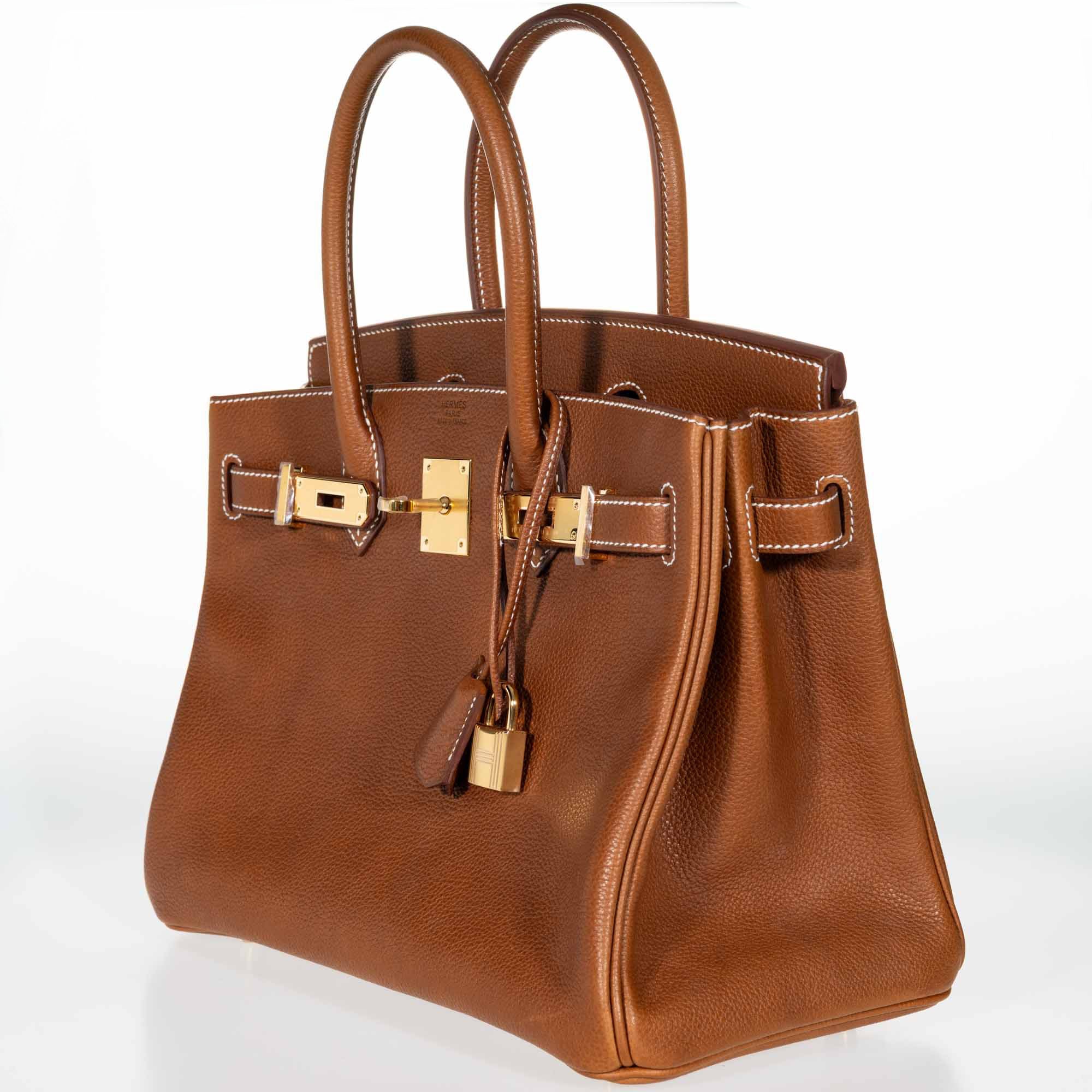 Hermès Birkin 25 Fauve Barenia Faubourg Gold Hardware