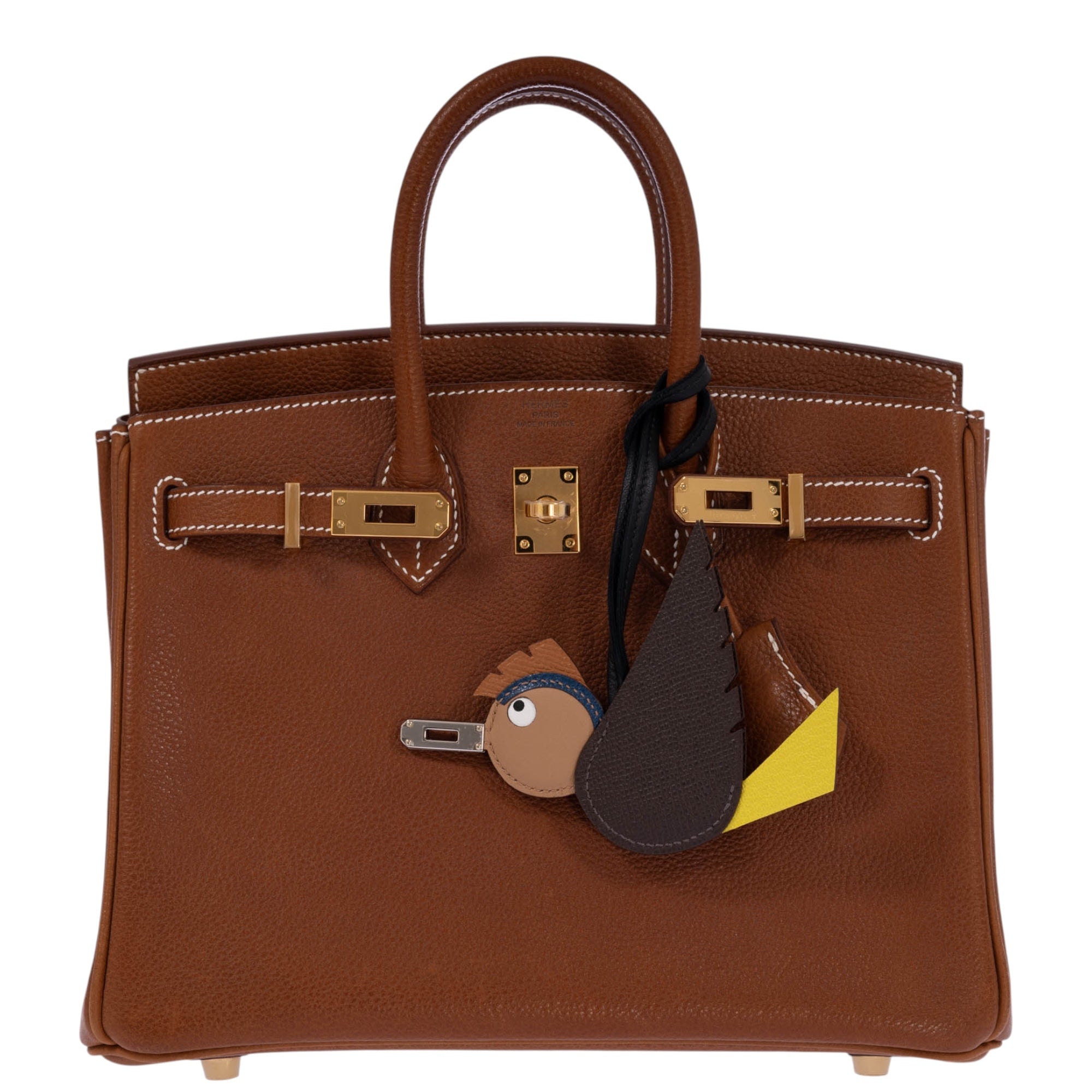 Hermès Birkin 25 Fauve Barenia Faubourg Gold Hardware