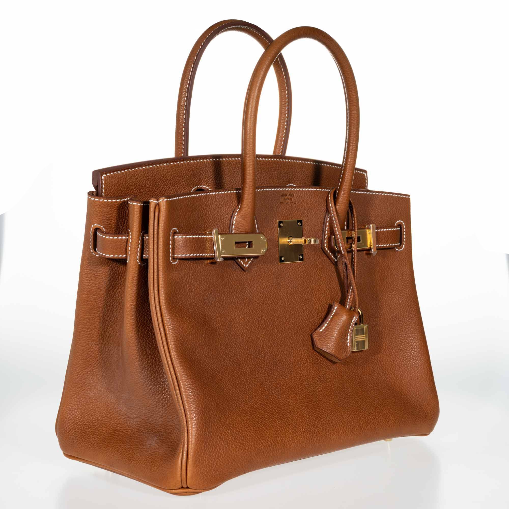 Hermès Birkin 25 Fauve Barenia Faubourg Gold Hardware