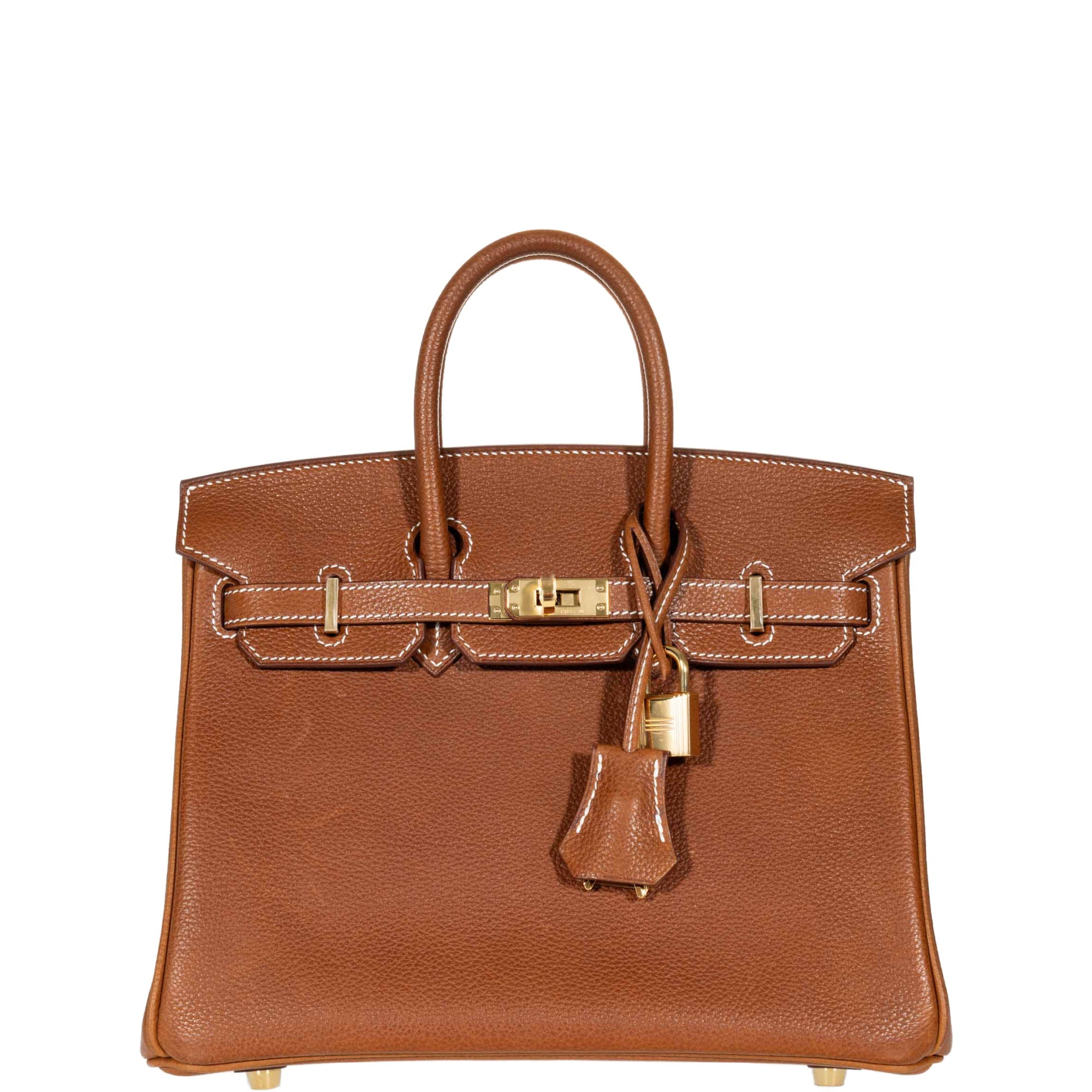 Hermès Birkin 25 Fauve Barenia Faubourg Gold Hardware