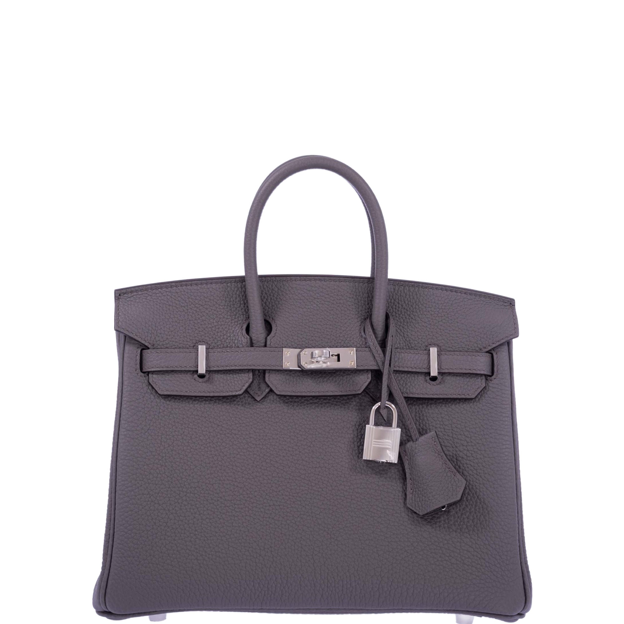 Hermès Birkin 25 Gris Etain Togo Palladium Hardware