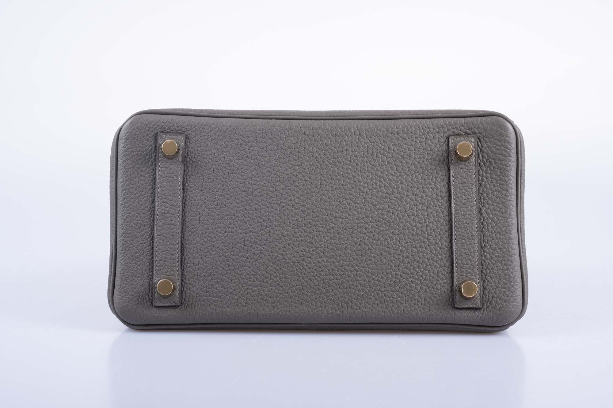 Hermès Birkin 25 Gris Meyer Togo Gold Hardware