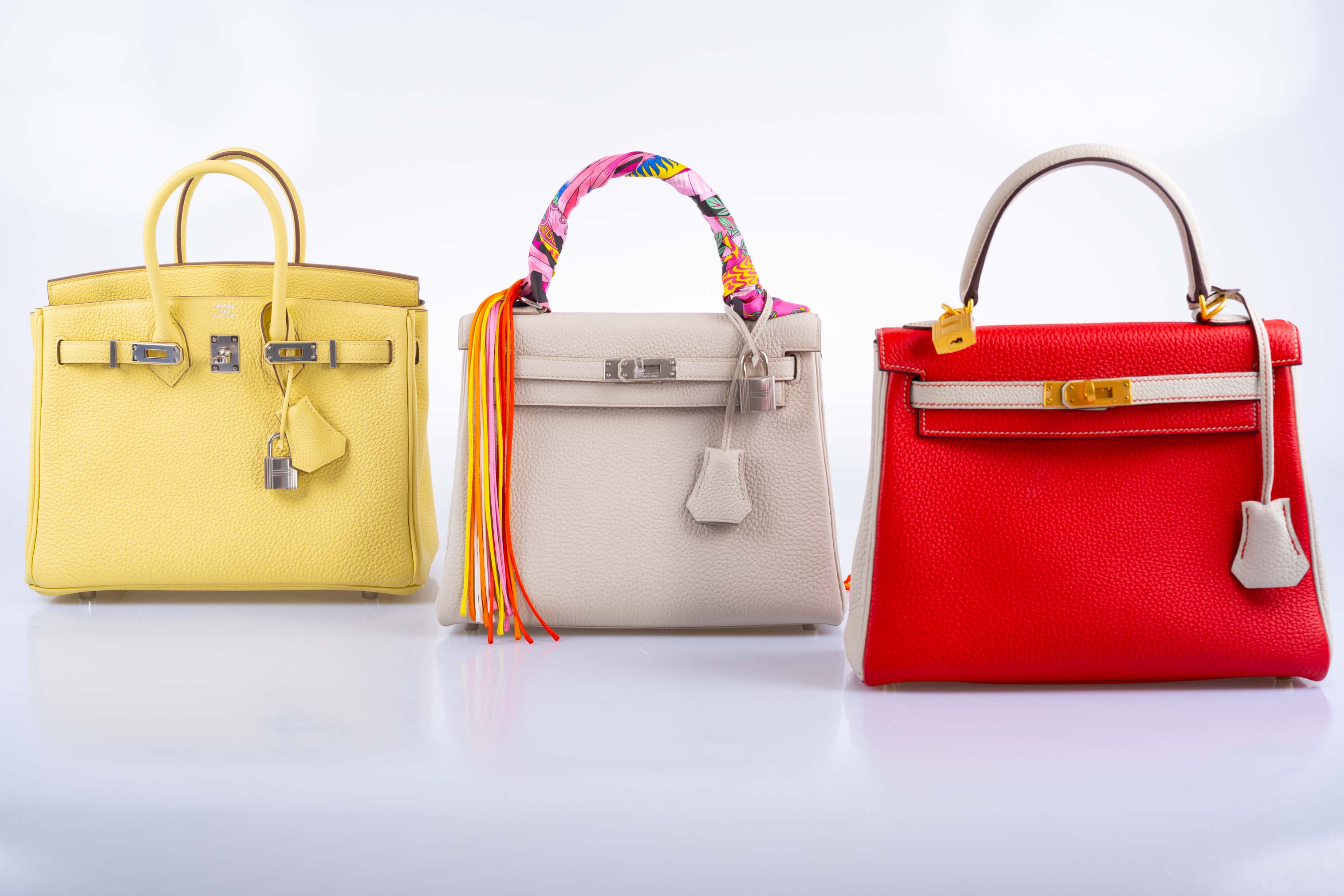 Hermès Birkin 25 Jaune Poussin Togo Palladium Hardware