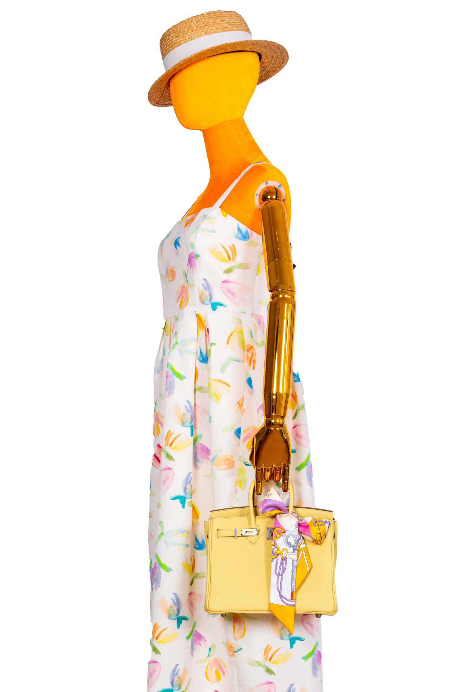 Hermès Birkin 25 Jaune Poussin Togo Palladium Hardware