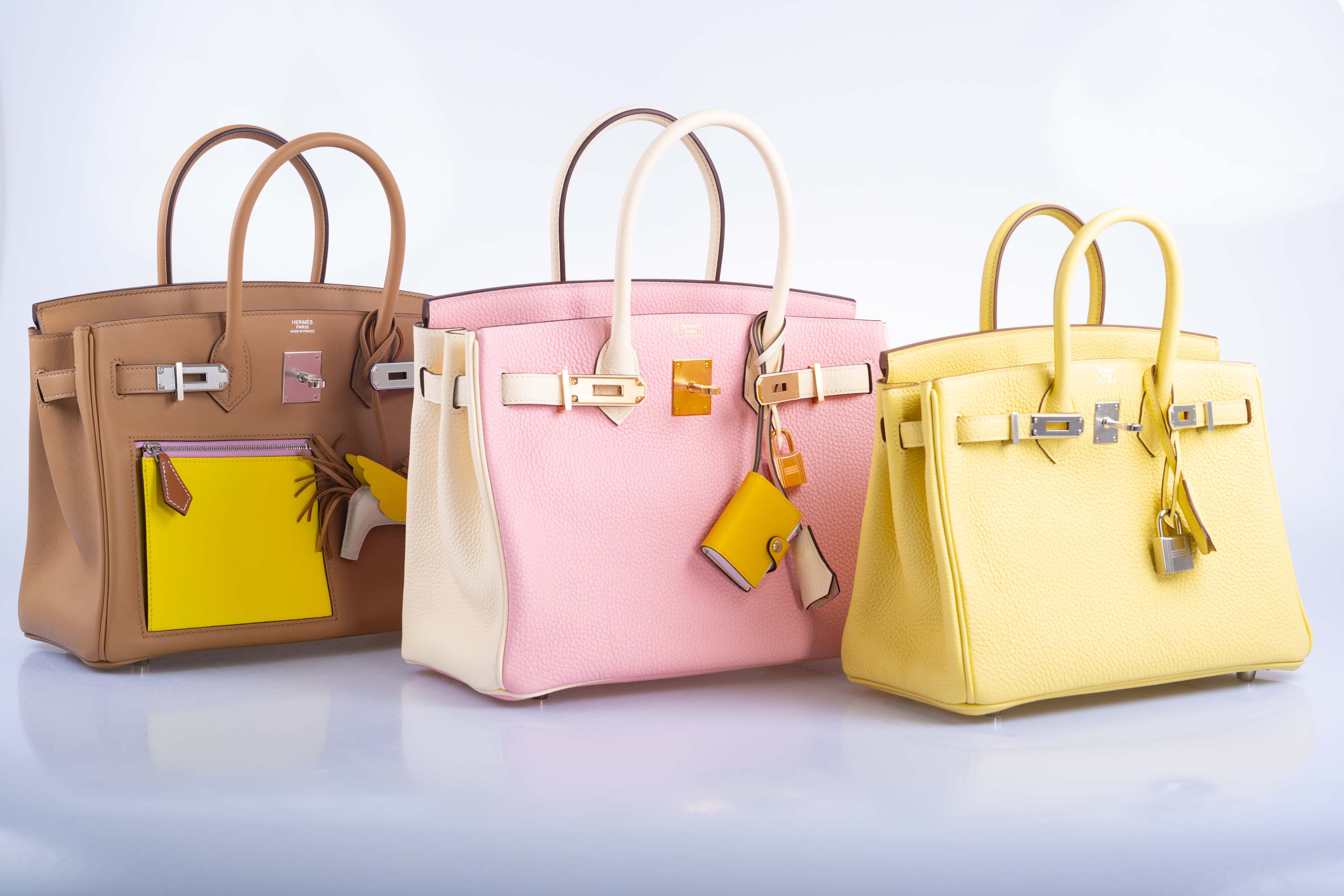 Hermès Birkin 25 Jaune Poussin Togo Palladium Hardware
