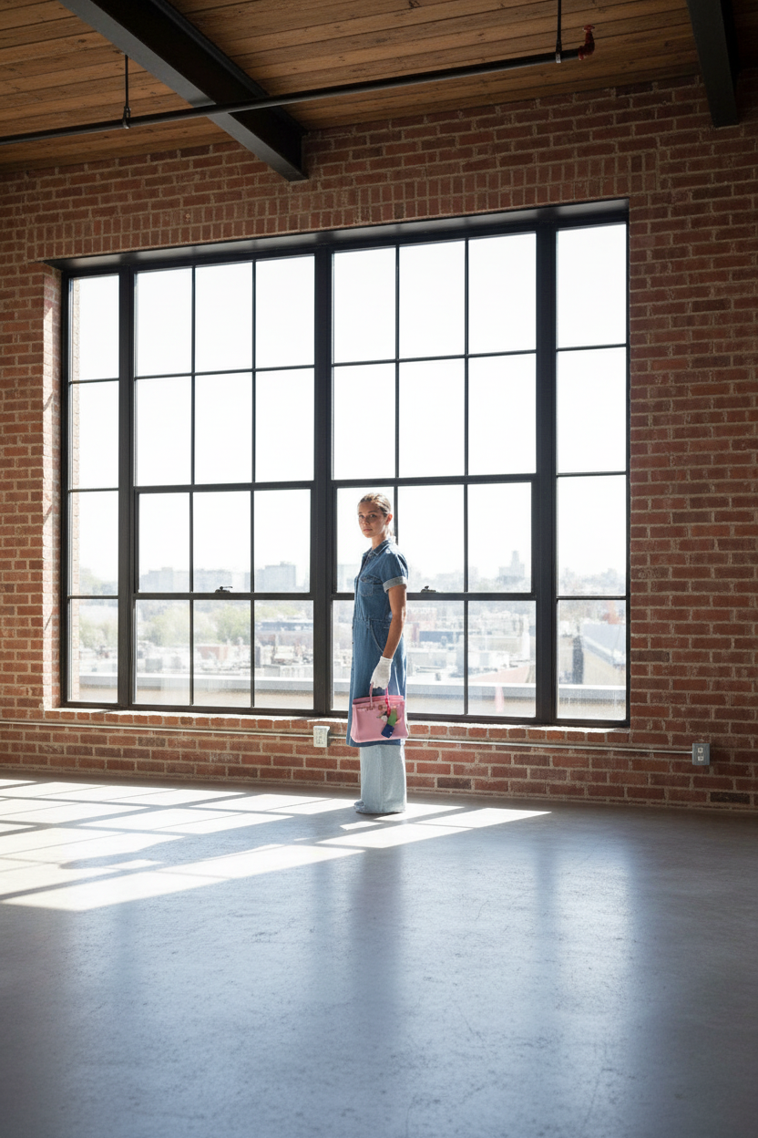 Hermès Birkin 25 Mauve Sylvestre Swift Rose Gold Hardware