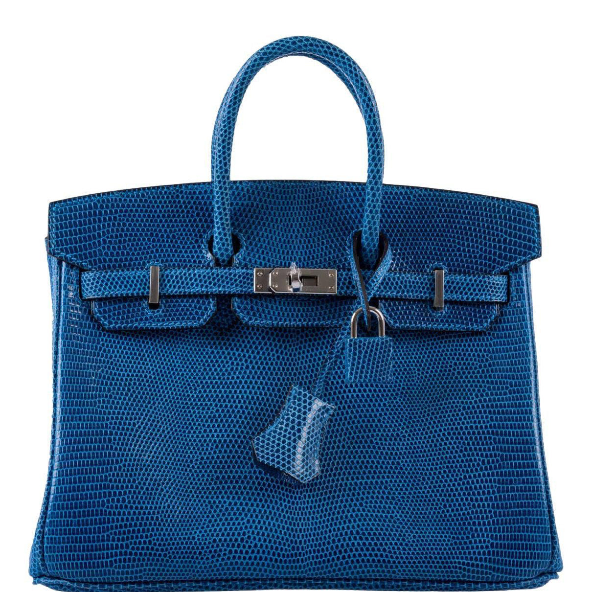 Hermès Birkin 25 Mykonos Nilo Lizard Palladium Hardware
