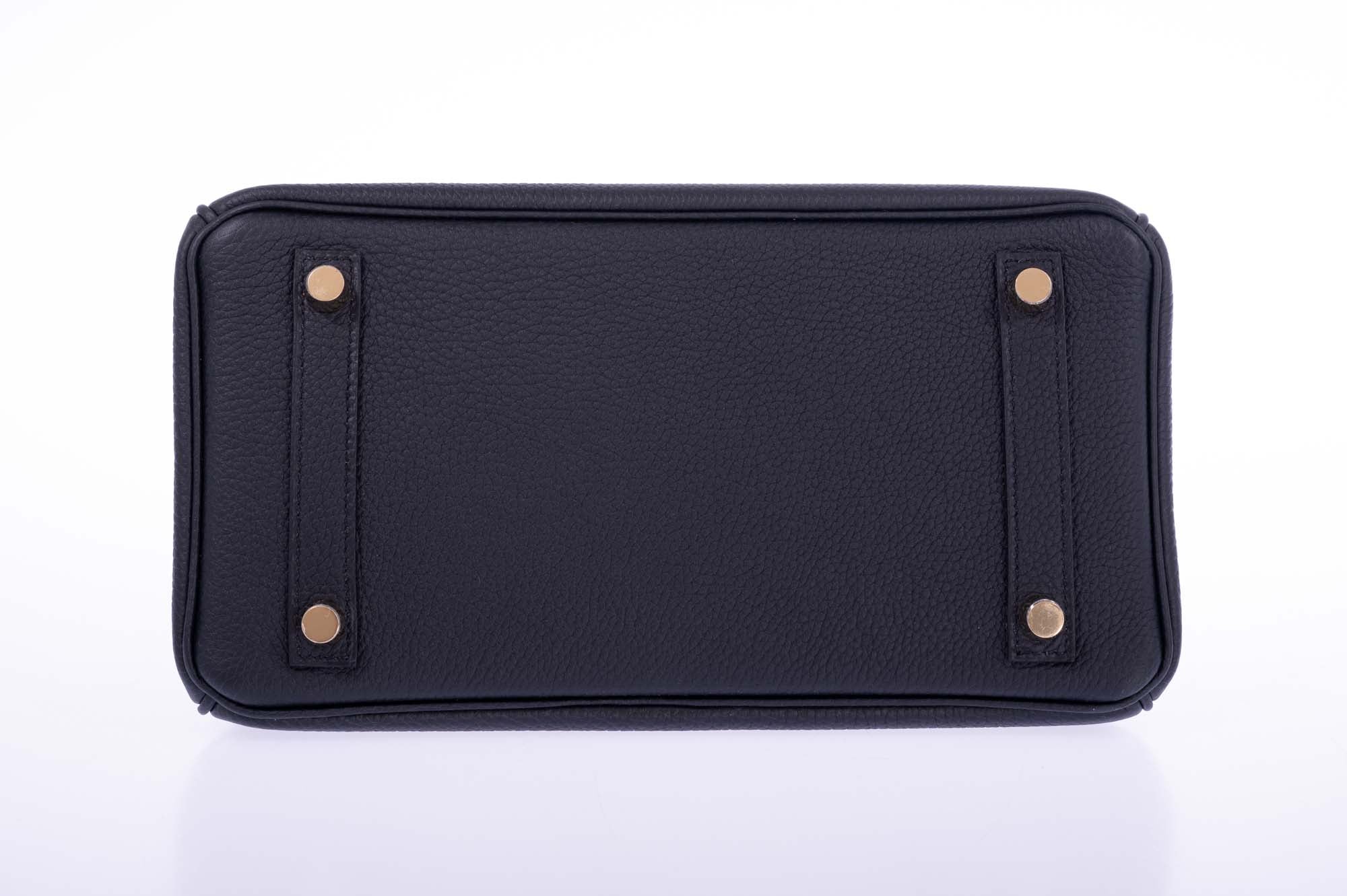 Hermès Birkin 25 Noir Togo Gold Hardware