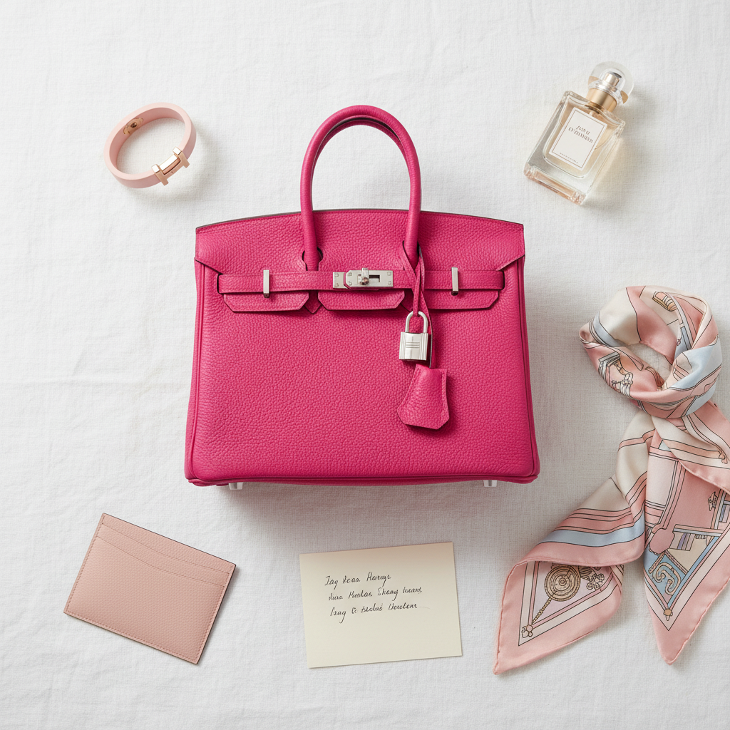 Hermès Birkin 25 Rose Mexico Togo Palladium Hardware