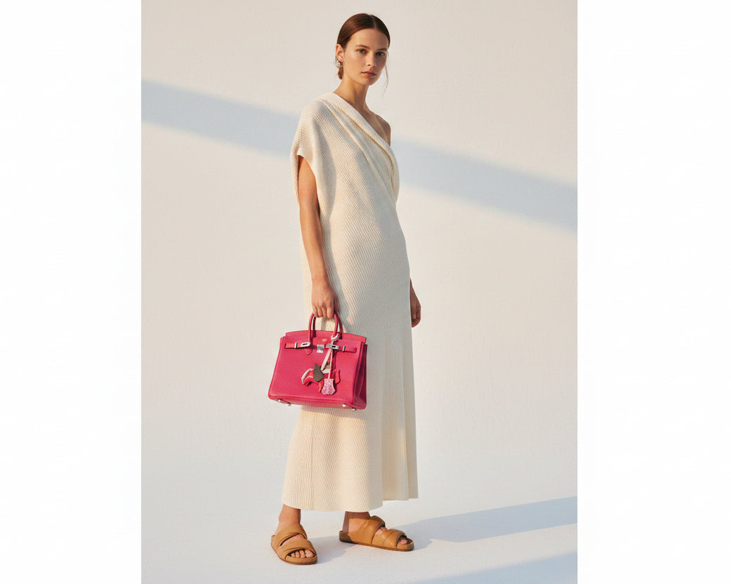 Hermès Birkin 25 Rose Mexico Togo Palladium Hardware